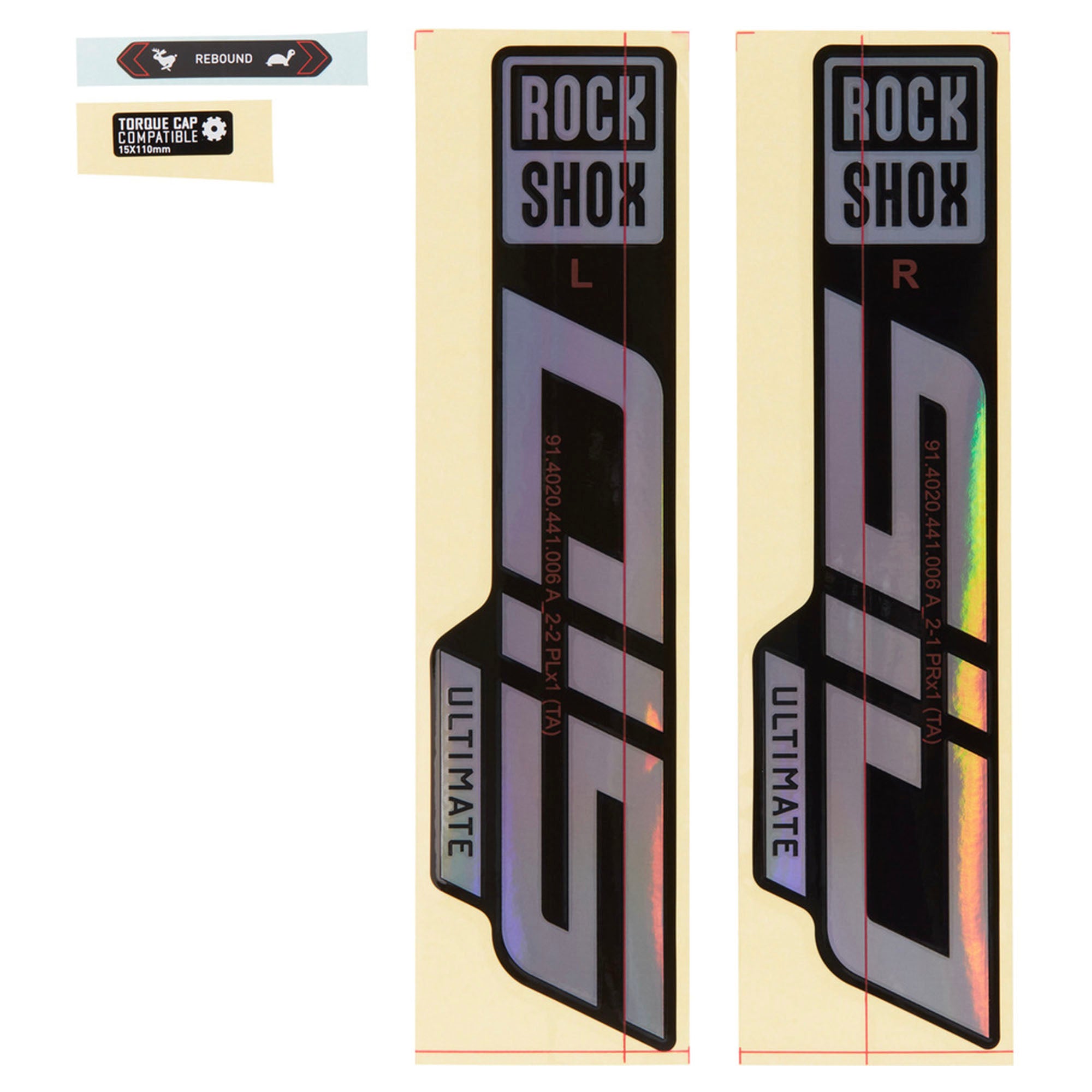 Rockshox Fork Decal Kit | Power2Cycle SID Ultimate 27/29 (2021) | Power2Cycle