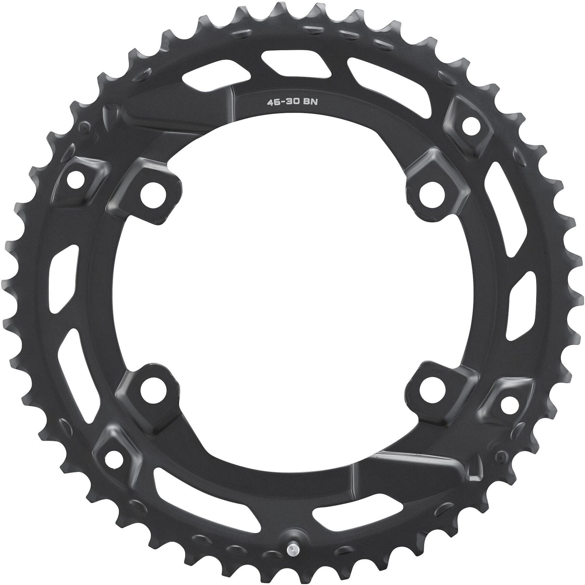 Shimano CUES 2 CUES 10/9 speed double outer chainring, 46T | Power2CycleBN for 46 | Power2Cycle30T