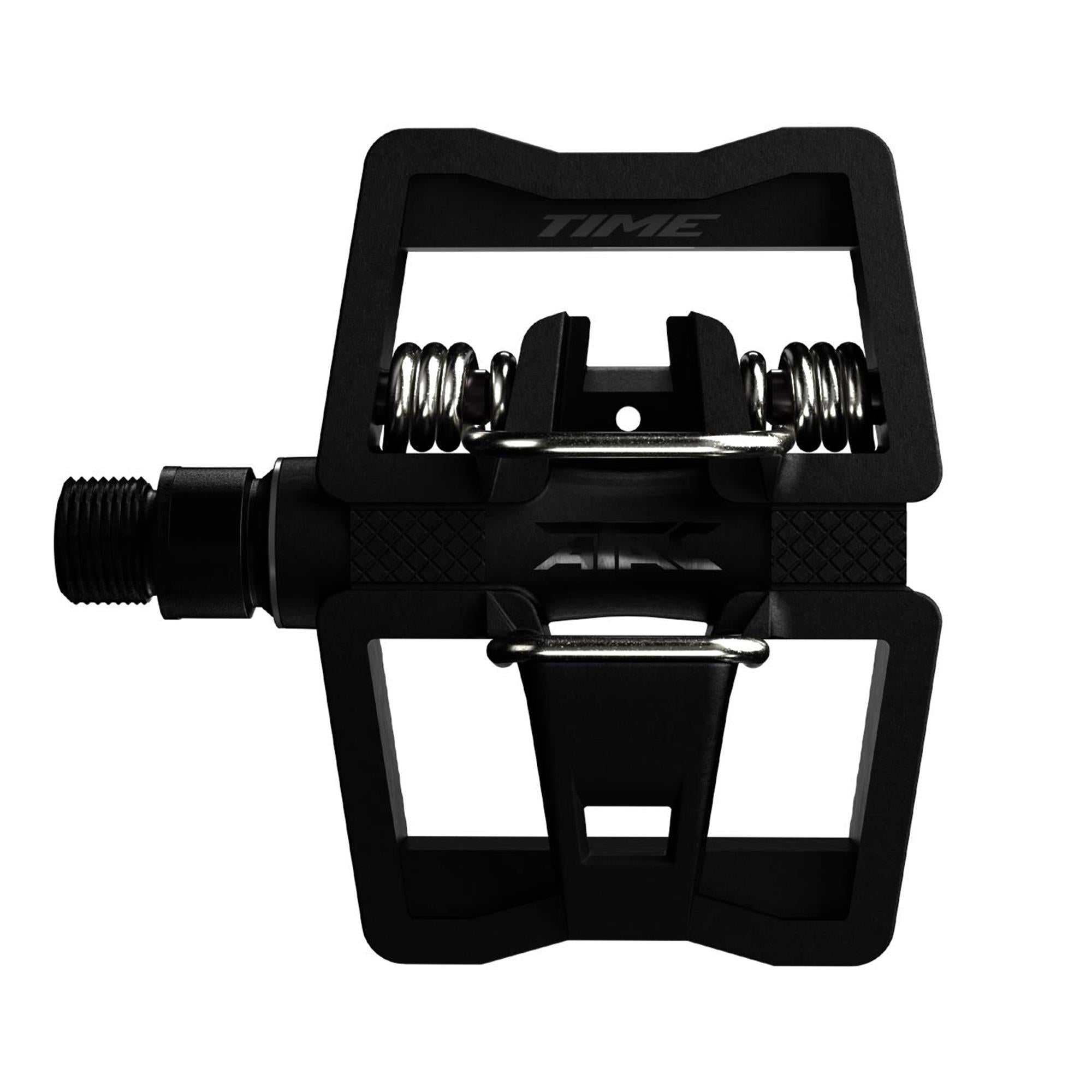 Time Pedal | Power2Cycle Link Urban, Flat Platform MTB Pedals, Including Atac Standard Cleats | Power2Cycle BLACK
