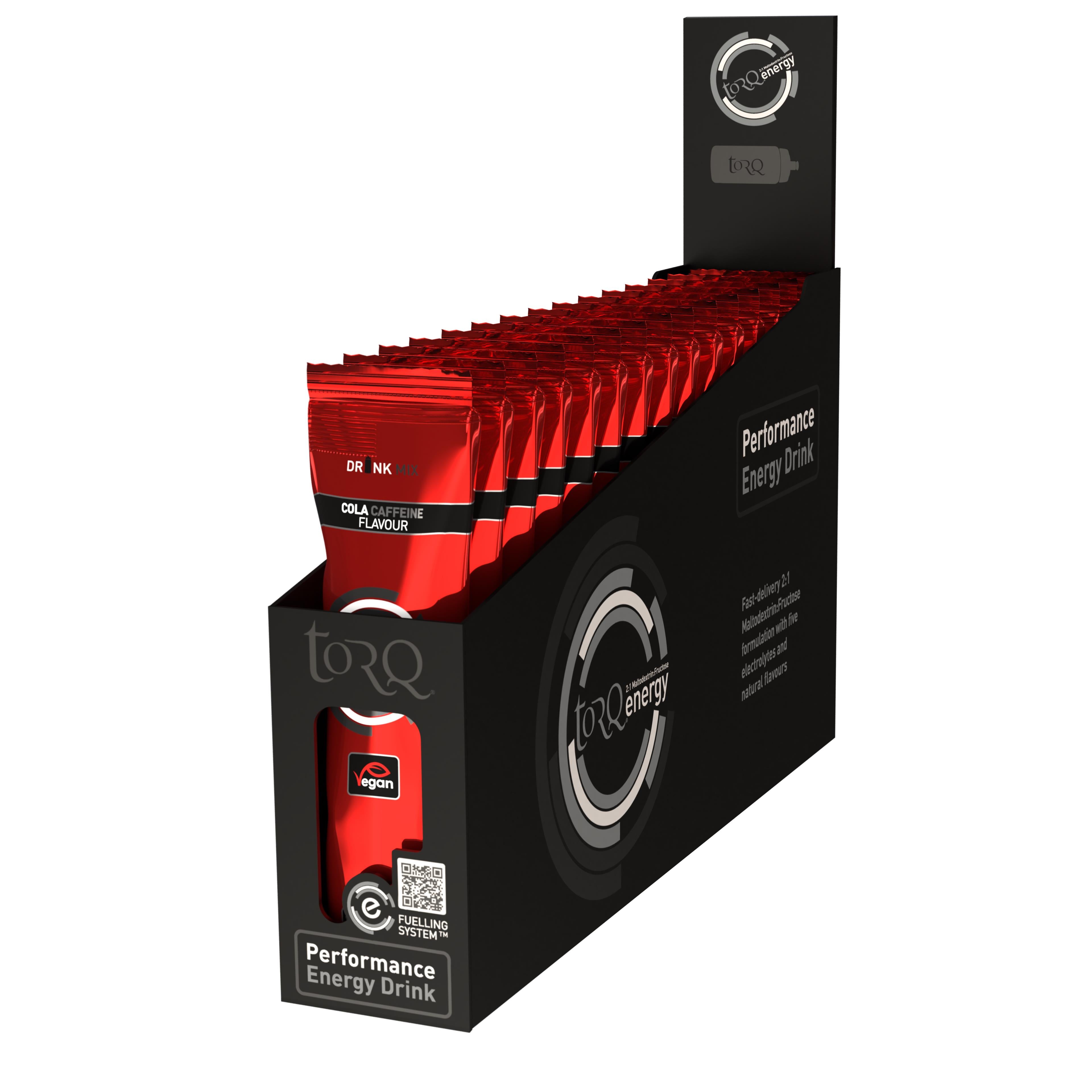 TORQ Energy Caffeine Drink Single Serve Sachets (15 x 33g) | Power2Cycle COLA