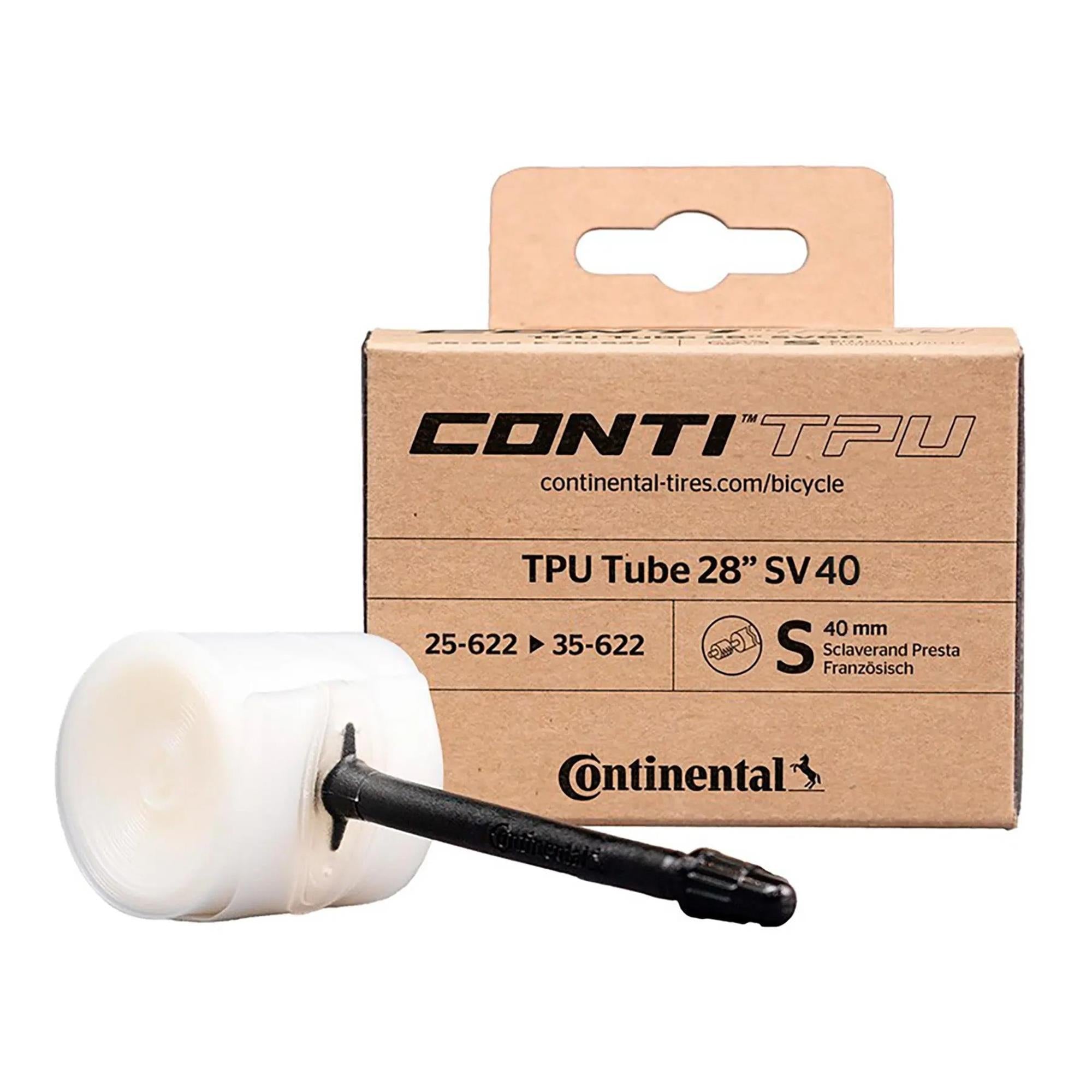 Continental TPU Presta 40mm Valve 2025 | Power2Cycle CLEAR 700 X 25 | Power2Cycle35