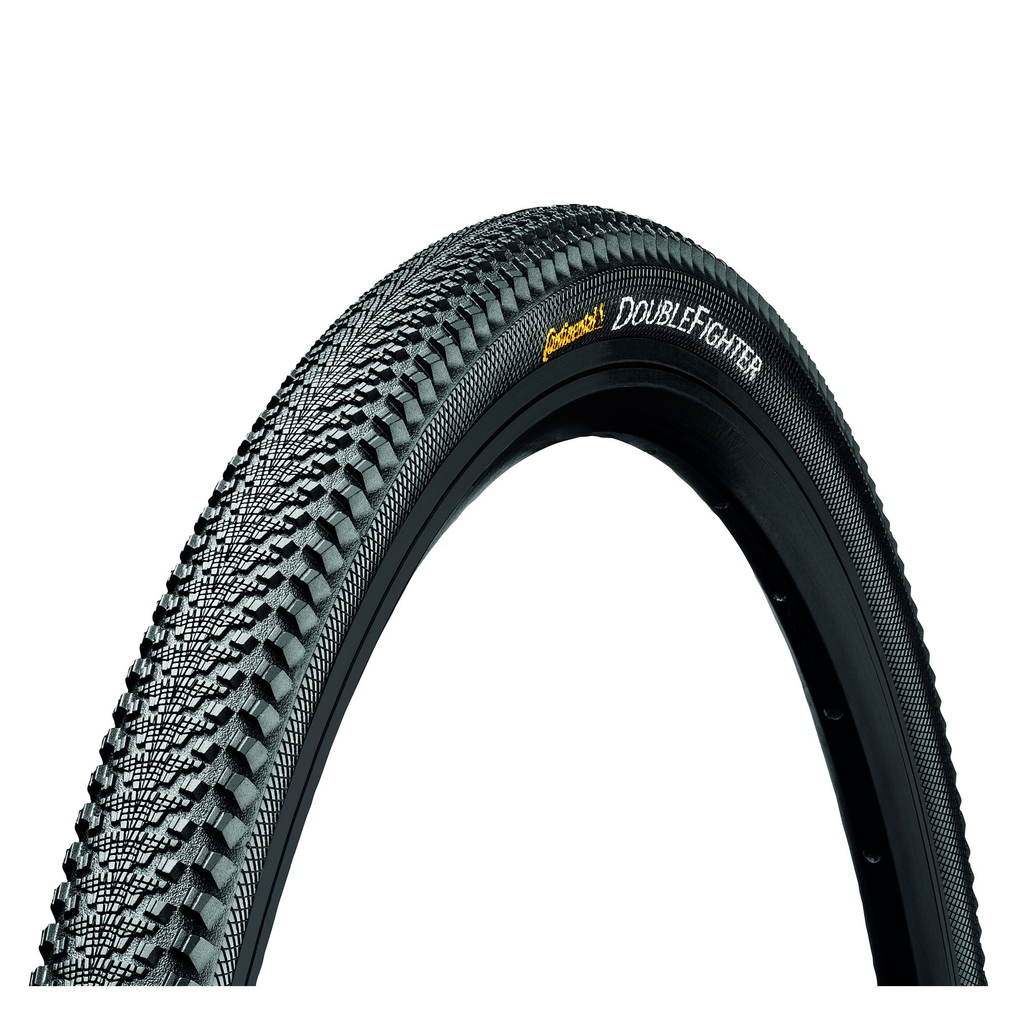 Continental DoubleFighter III Tyre | Power2Cycle Wire Bead | Power2Cycle BLACK/BLACK