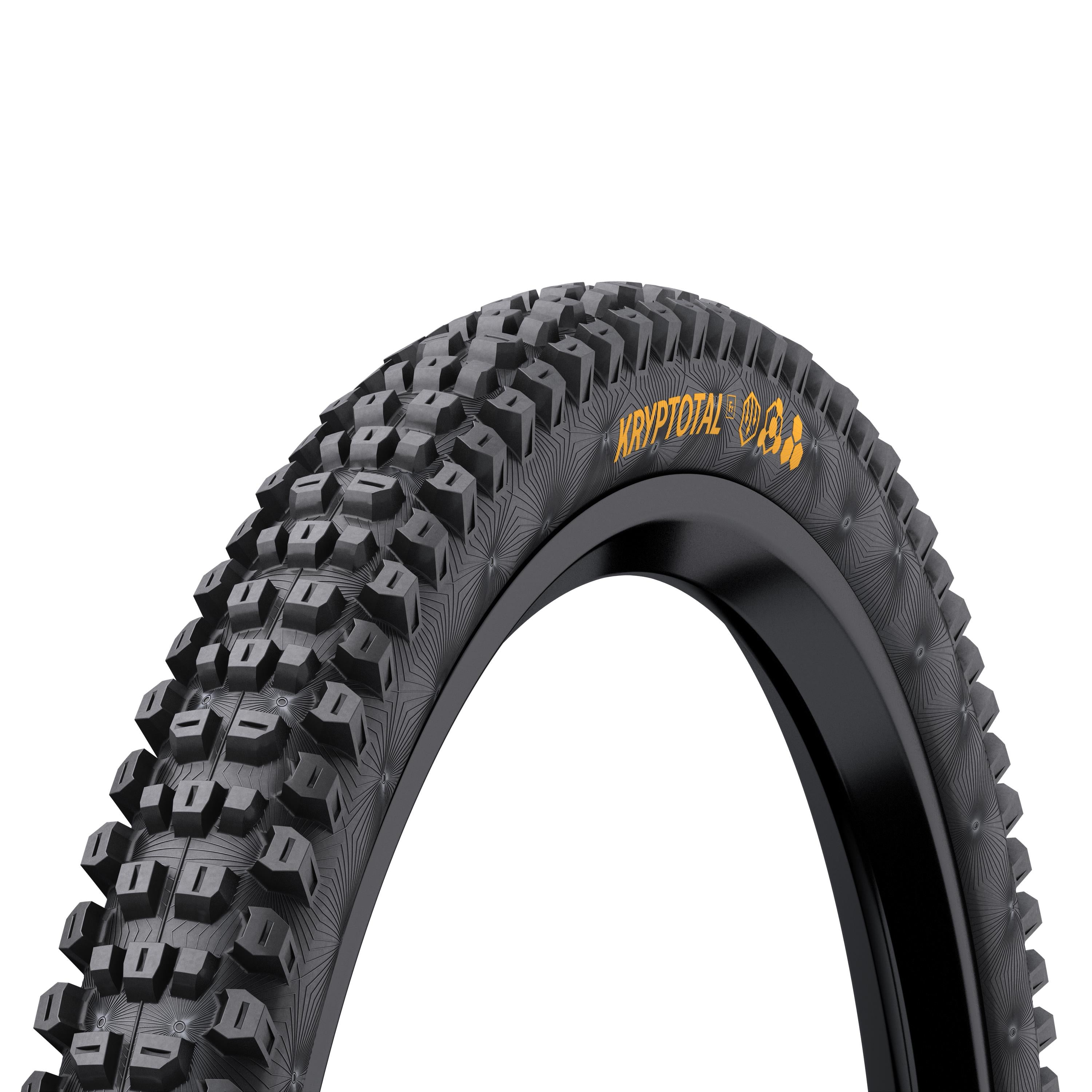 Continental Kryptotal Front Downhill Tyre | Power2Cycle Supersoft Compound Foldable 2022 | Power2Cycle BLACK & BLACK