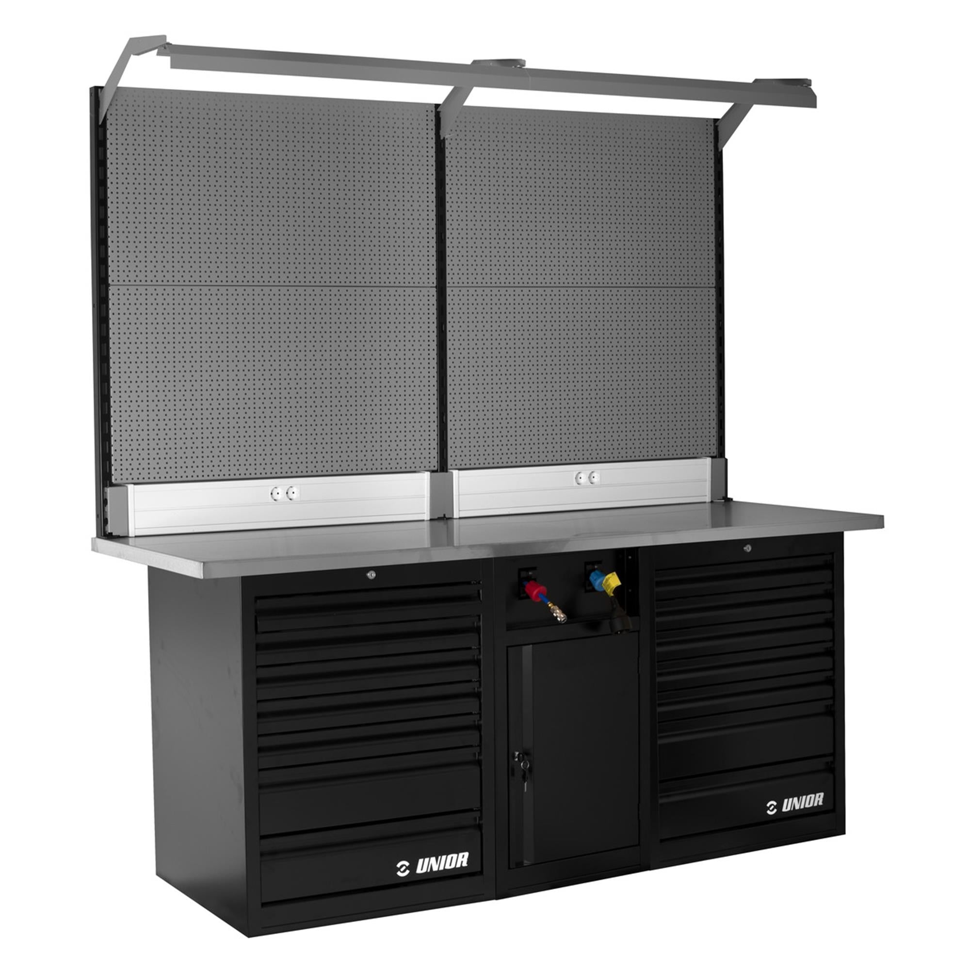 Unior Tech Bench, Full Front With Back Panel And Light 2024 | Power2Cycle