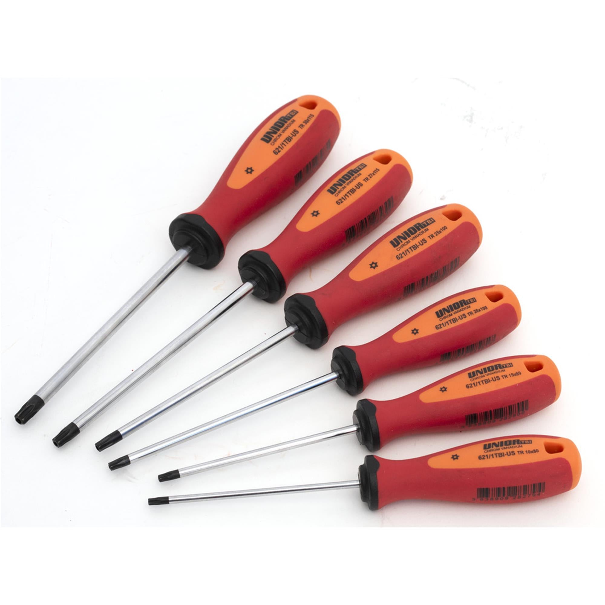 UNIOR Set Of Screwdrivers Tbi With Tx Profile And Hole 2024 | Power2Cycle BLACK TR 10 | Power2Cycle15 | Power2Cycle20 | Power2Cycle25 | Power2Cycle27 | Power2Cycle30