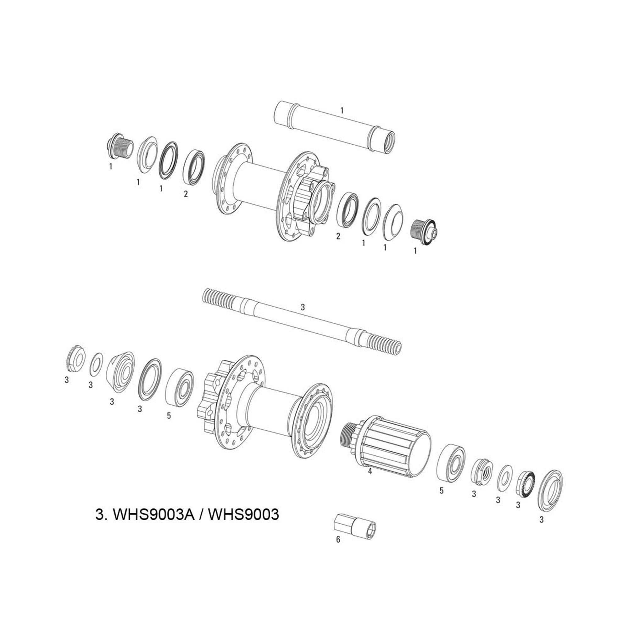 Sram Spare | Power2Cycle Wheel Spare Parts Kit Axle A | Power2Cycleembly X | Power2Cycle9 V2 Rear | Power2Cycle