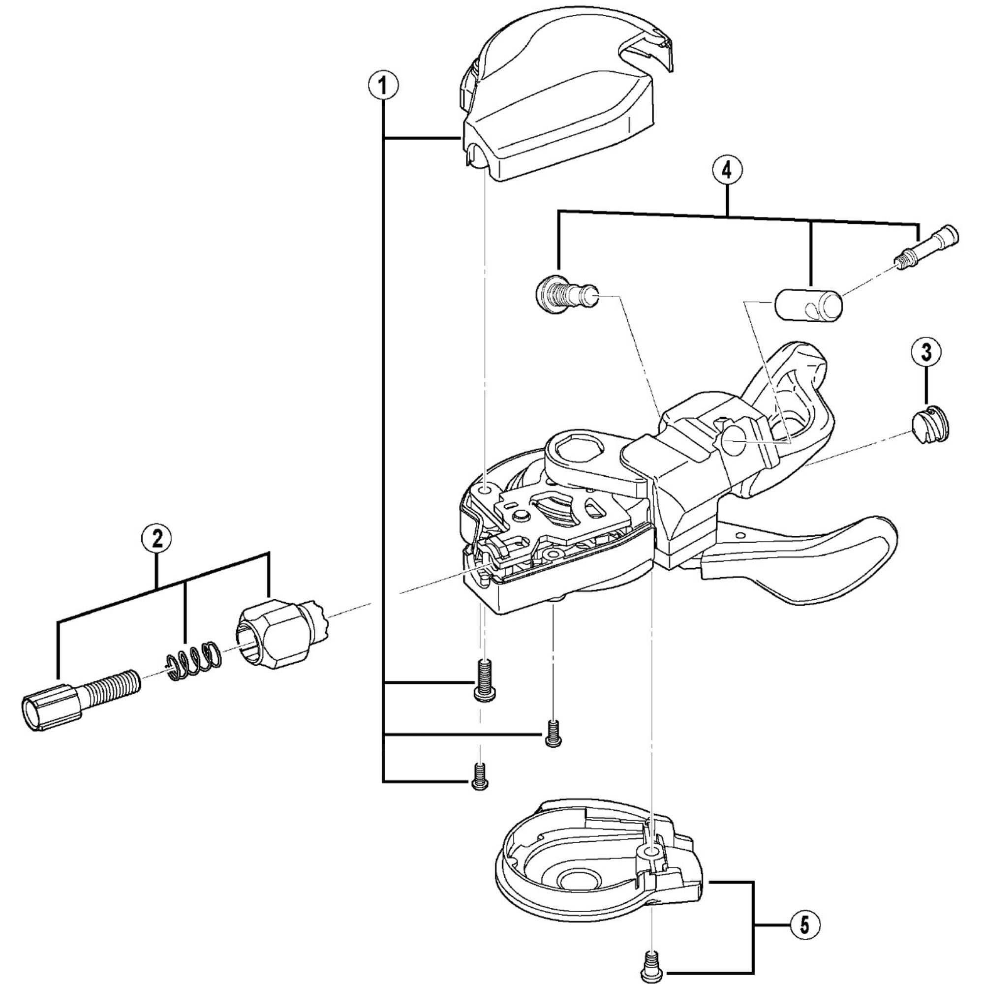Shimano Spares I bolt and nut unit