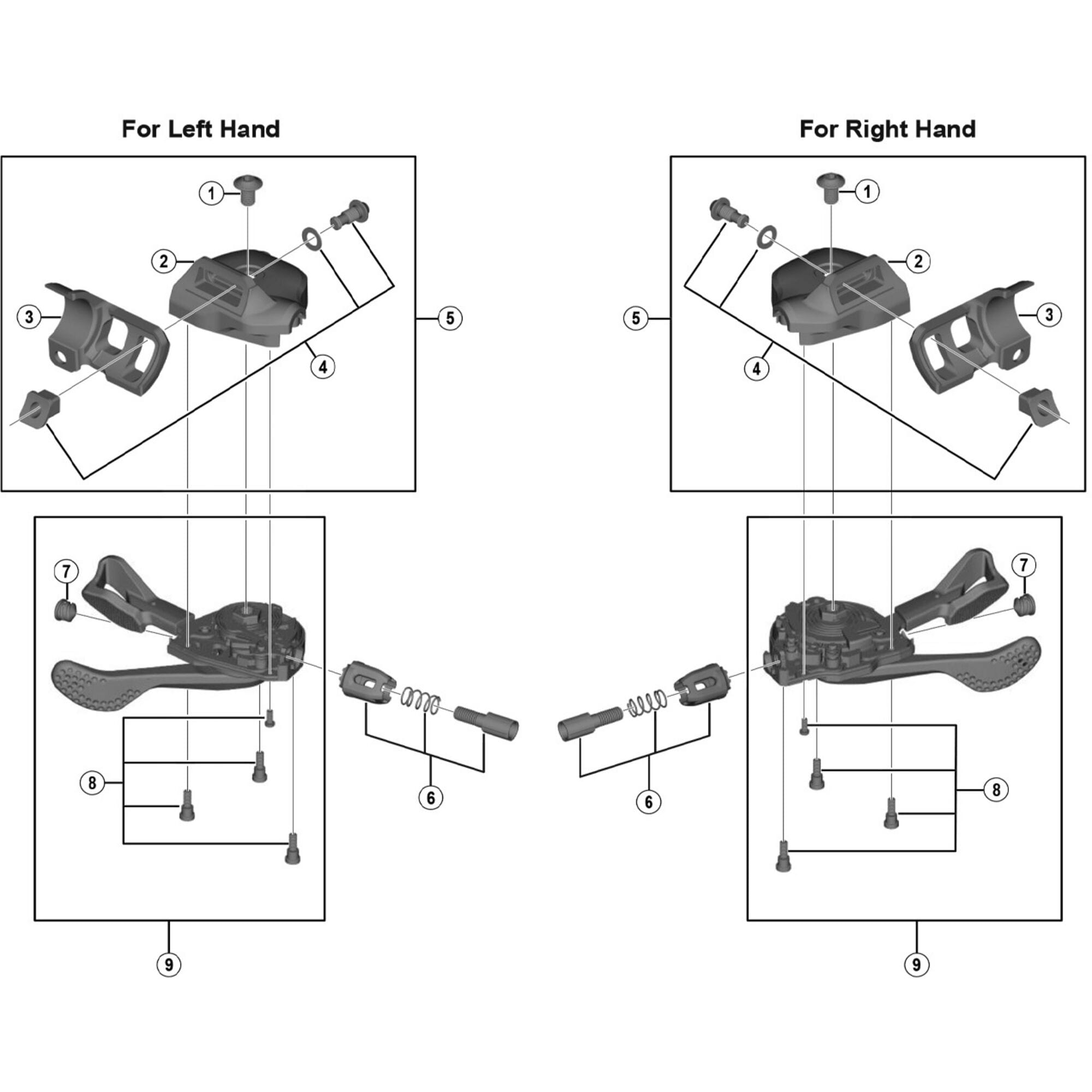 Shimano Spares I unit fixing bolt, M5 x 8 mm