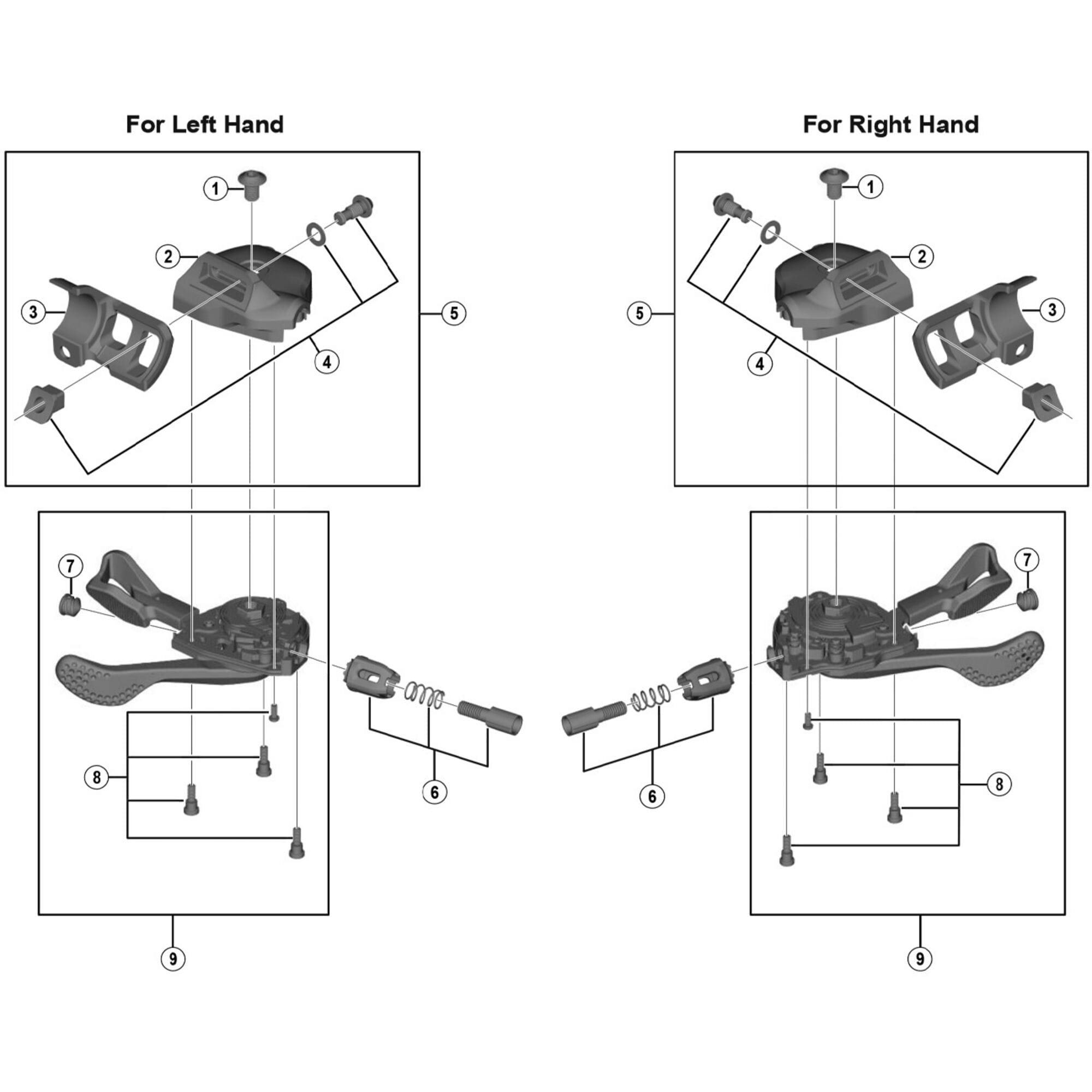 Shimano Spares I left hand bracket