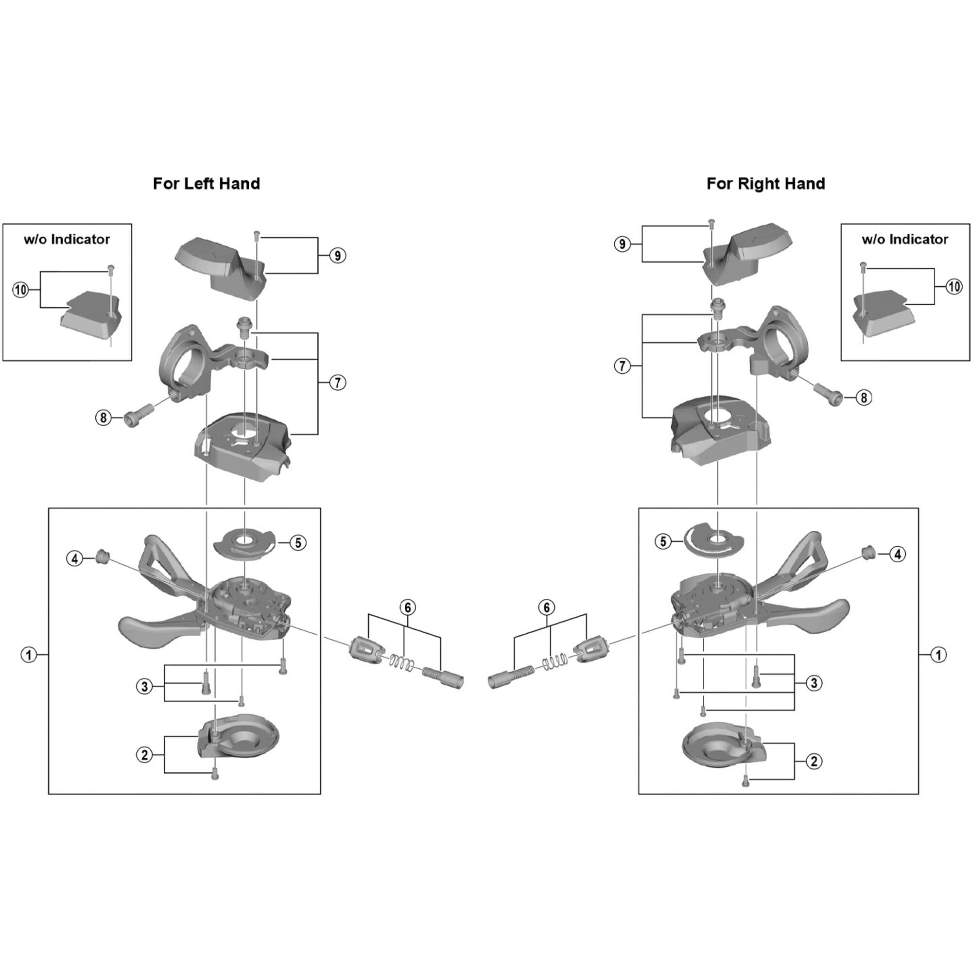 Shimano Spares M7000 right hand base cap and fixing screw