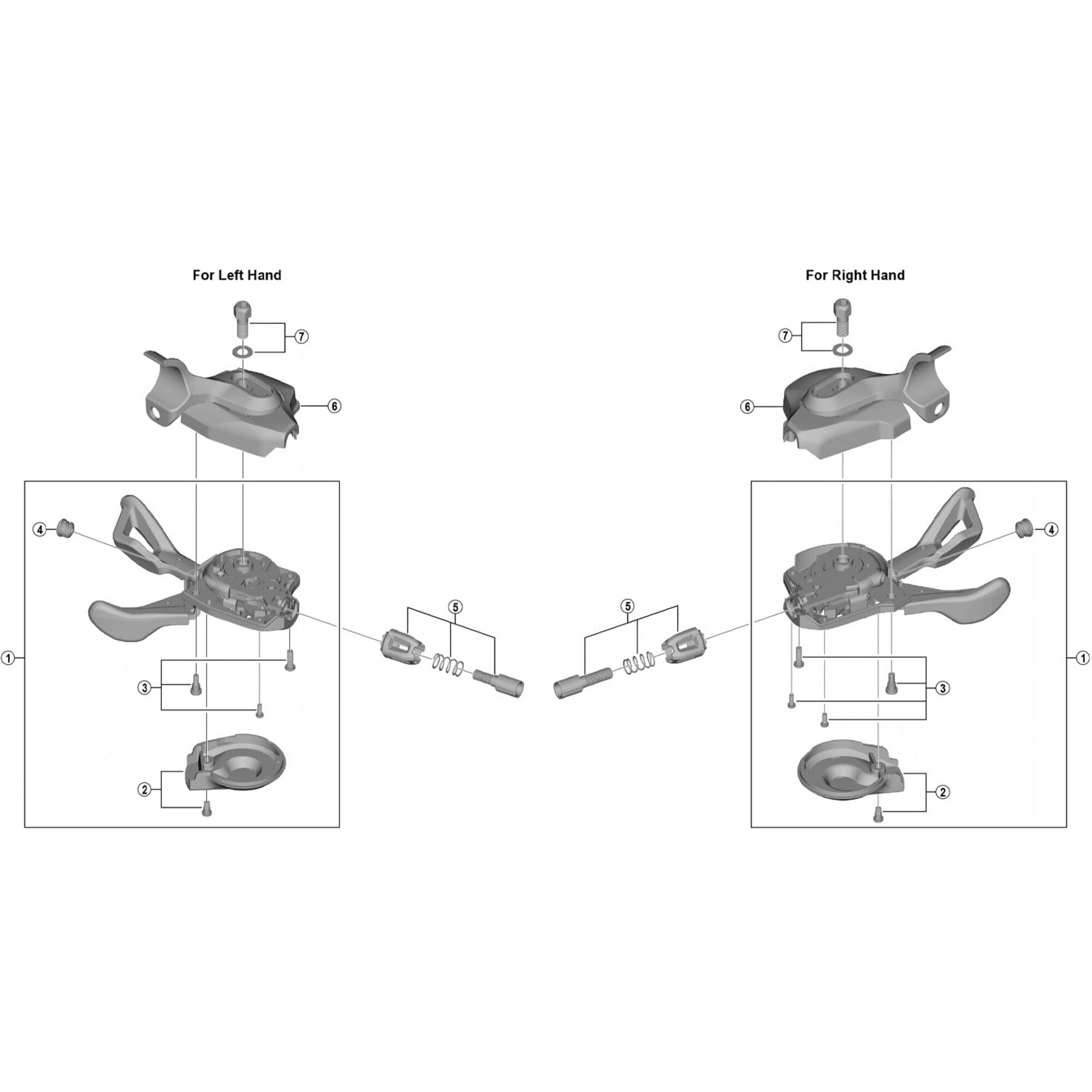 Shimano Spares I 11 | Power2Cyclespeed right hand bracket unit