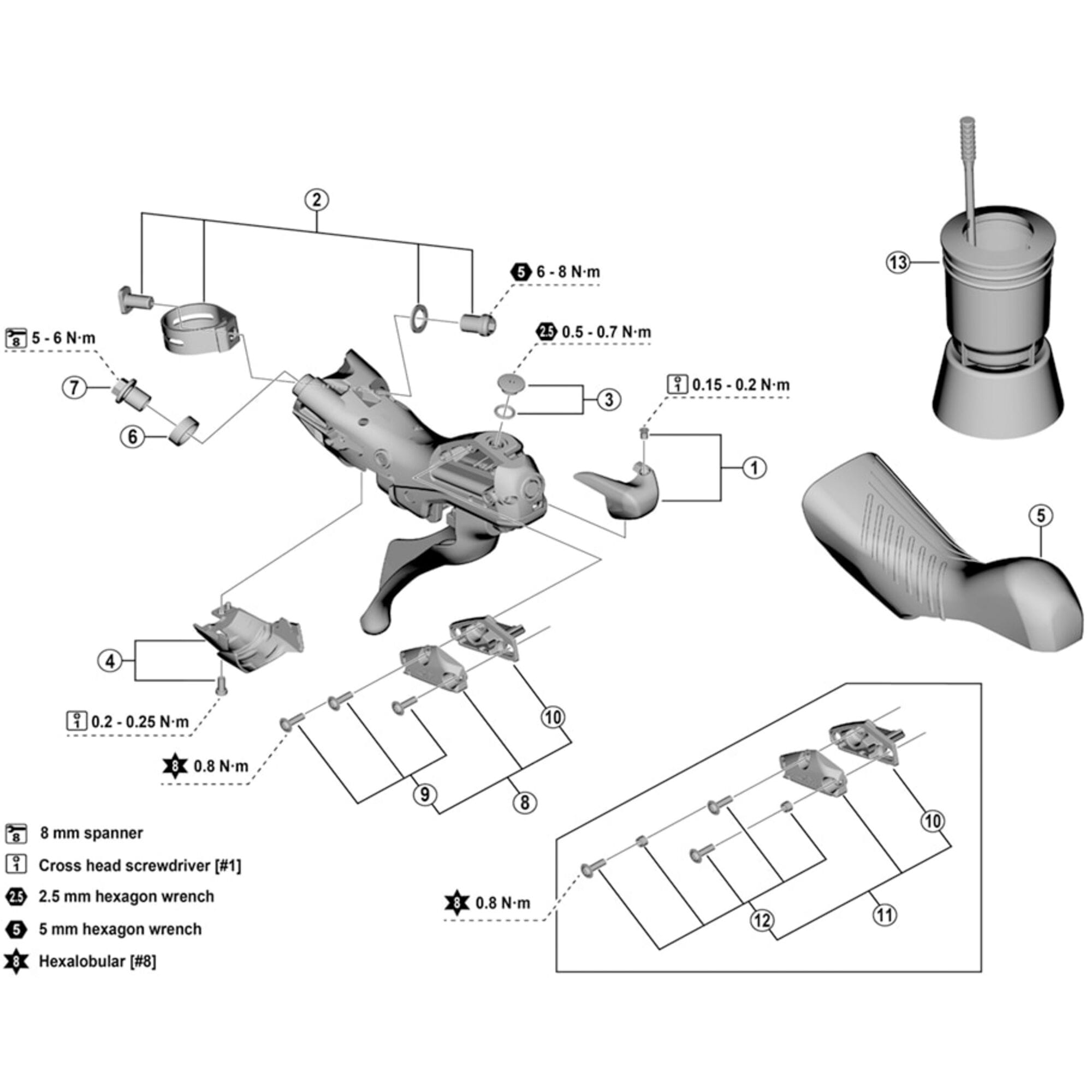 Shimano Spares R9120 joint support ring