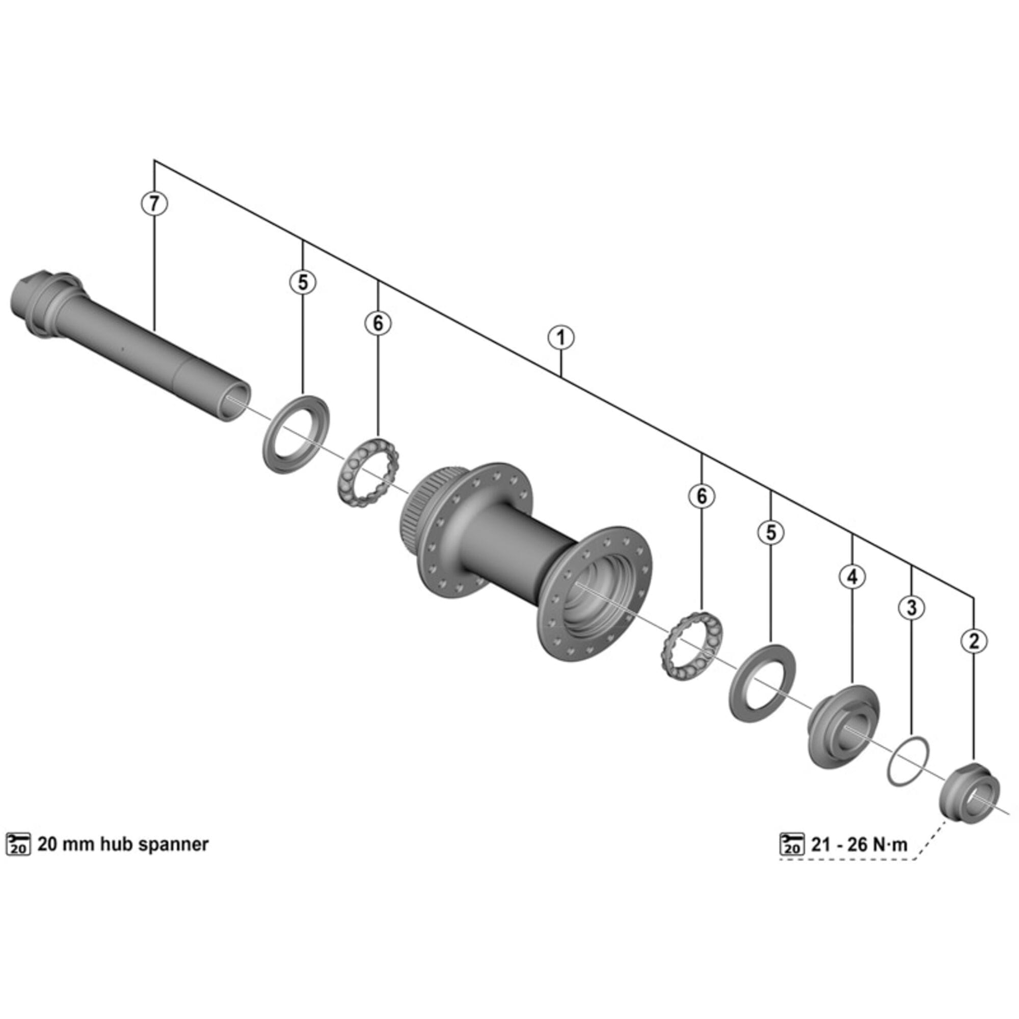 Shimano Spares F12 ball retainer 5/32 x 15 mm