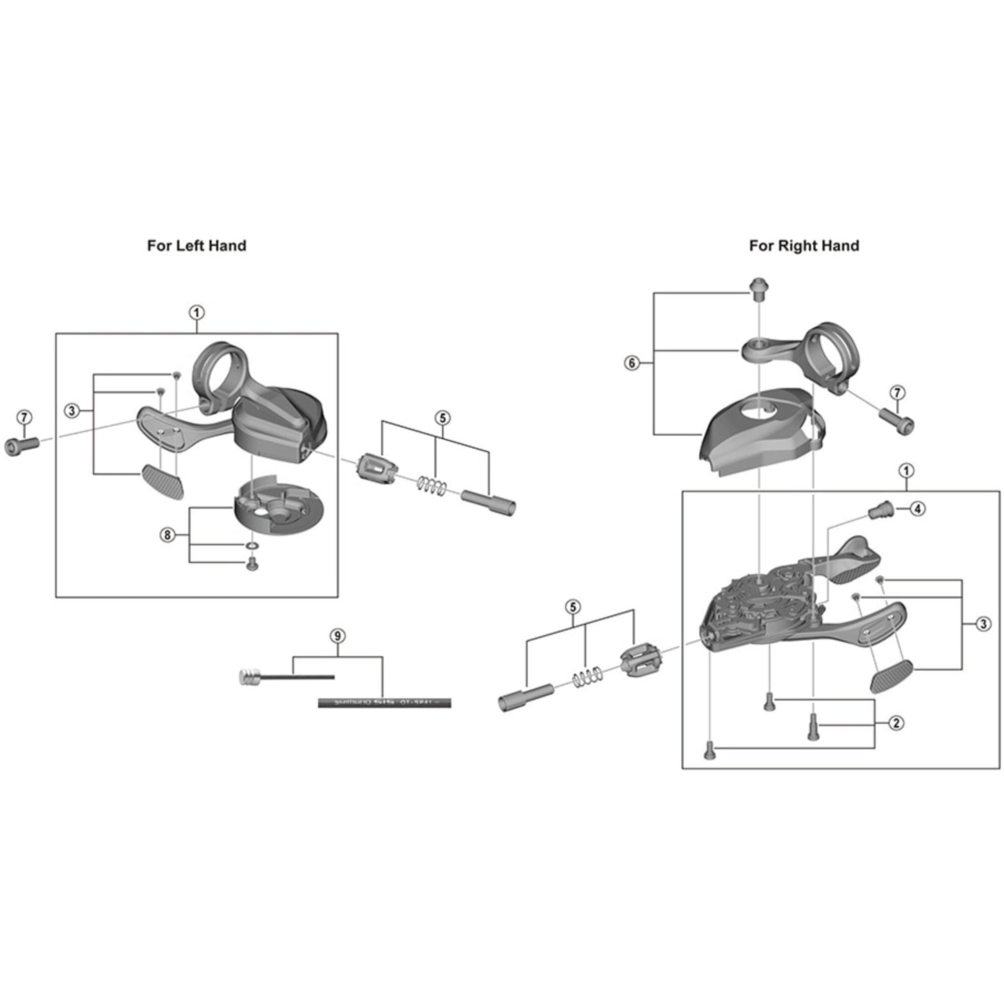 Shimano Spares M9100 right hand case cover unit