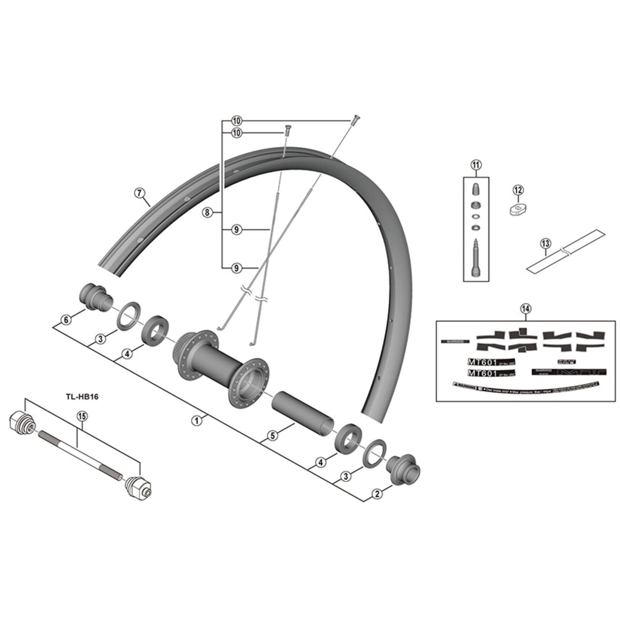 Shimano Spares TL valve unit