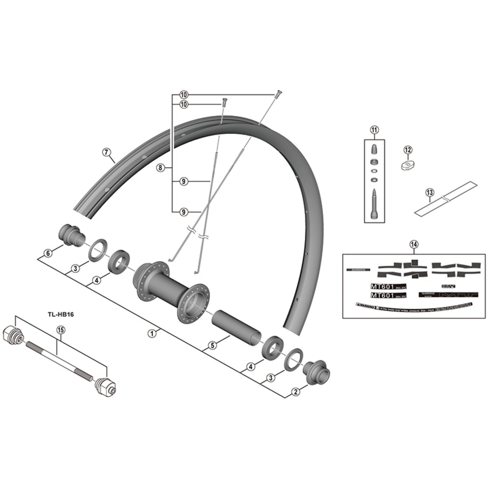 Shimano Spares 29 spoke, 290 mm