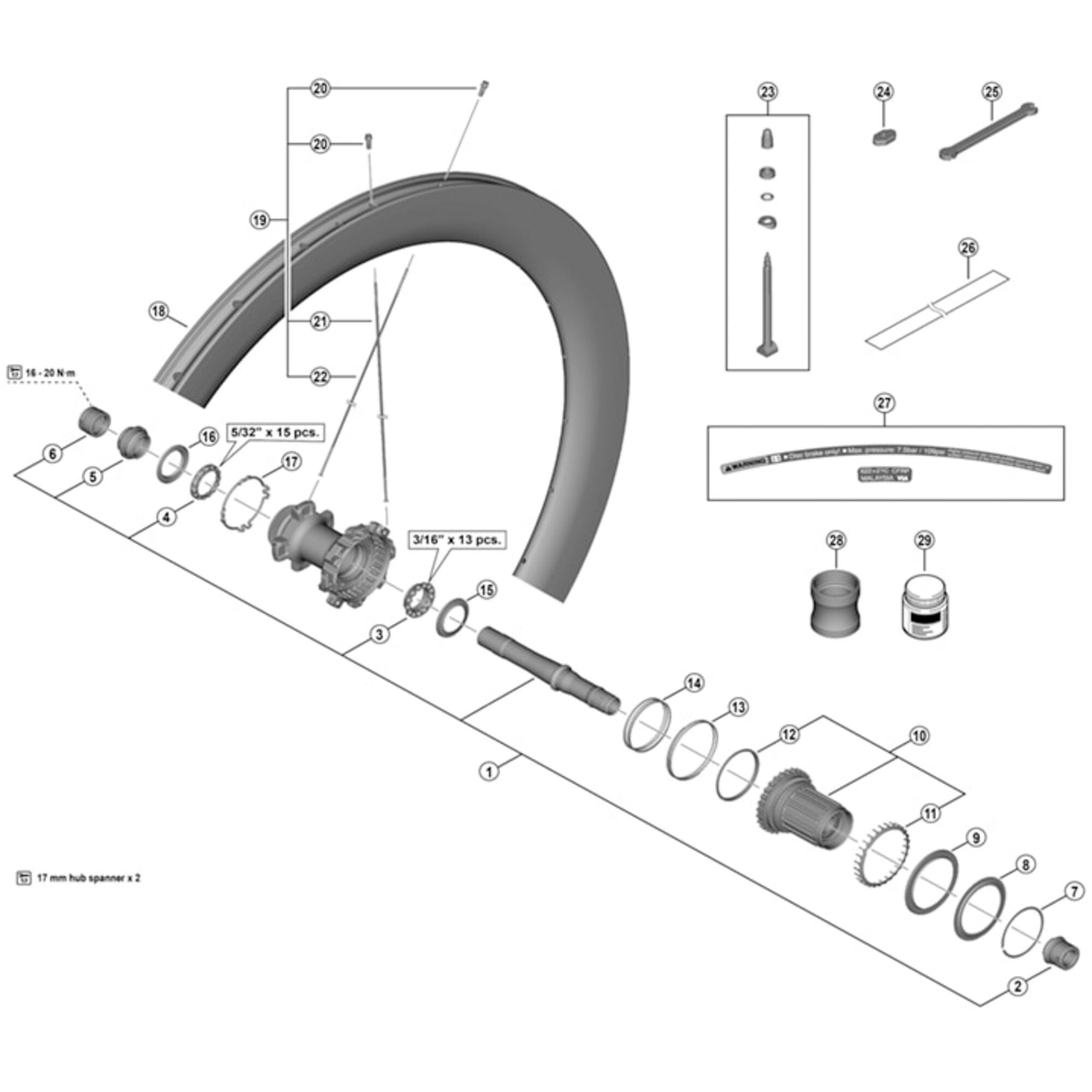 Shimano Spares F valve unit