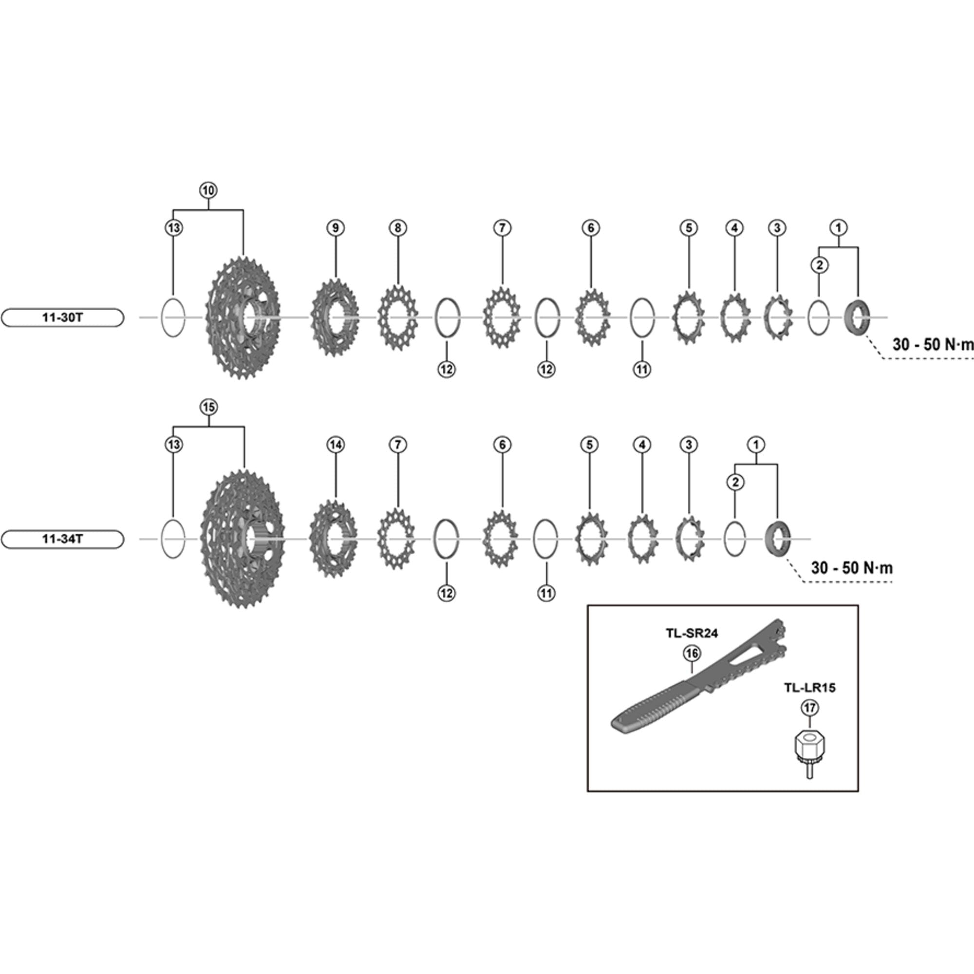 Shimano Spares R9200 spacer B