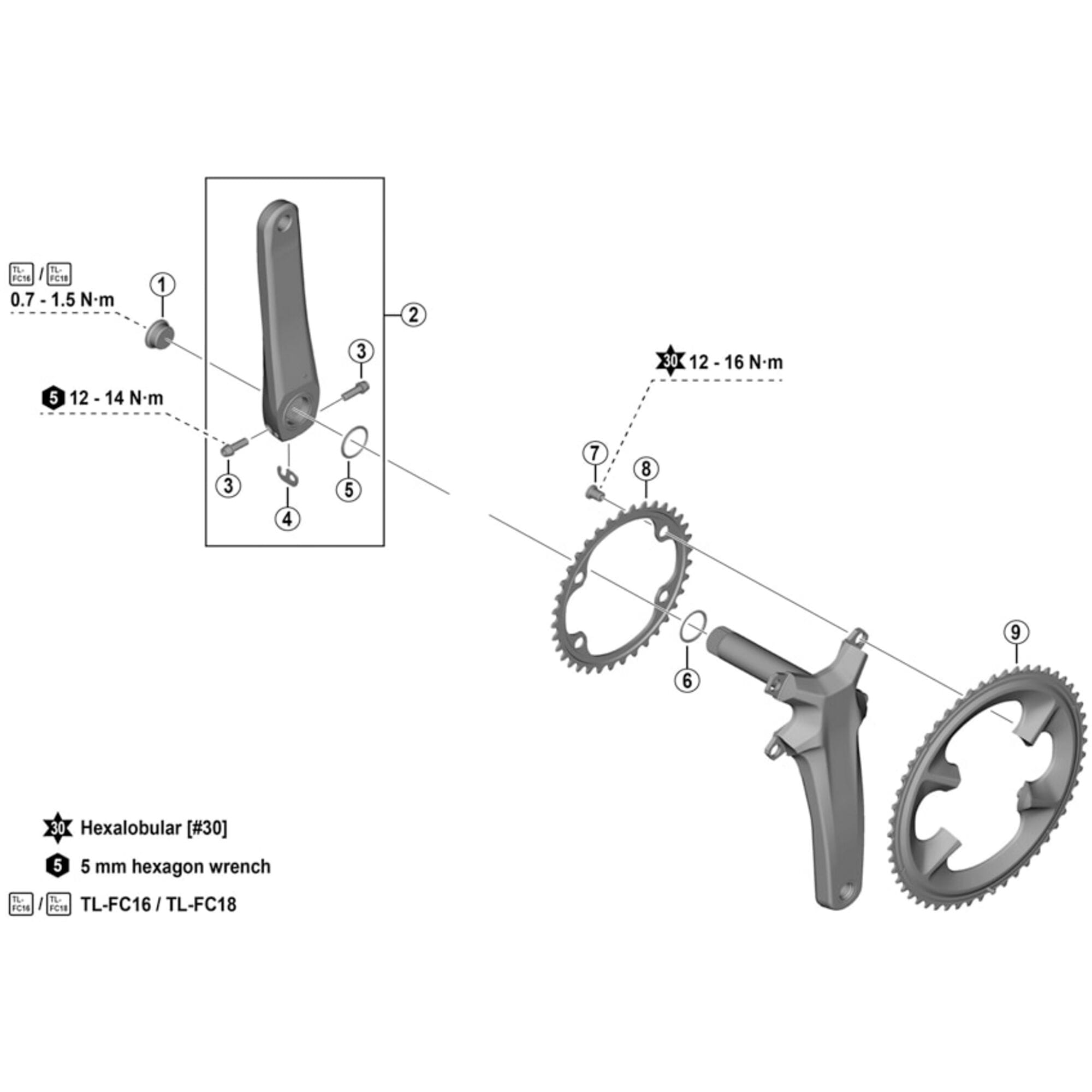 Shimano Spares R9200 ring L