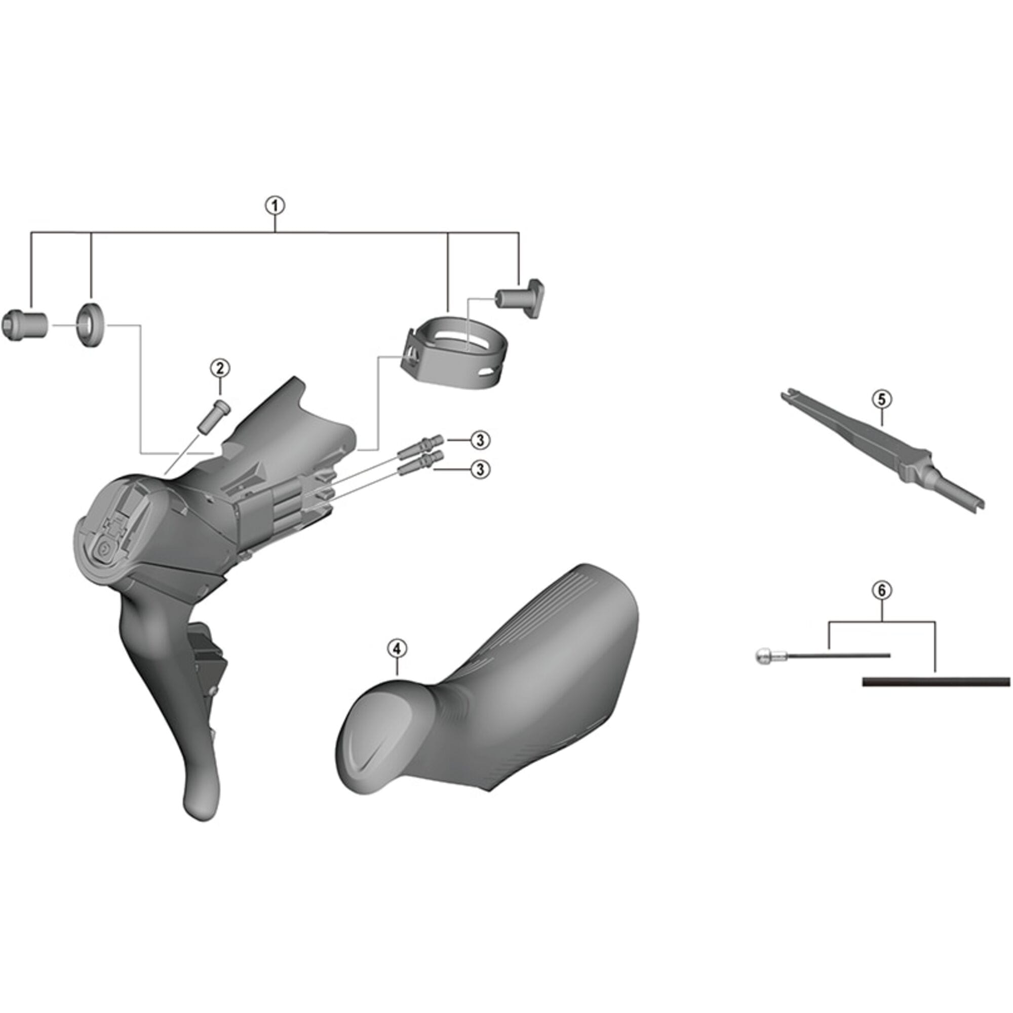 Shimano Spares R8150 clamp band unit, 23.8 to 24.2 mm