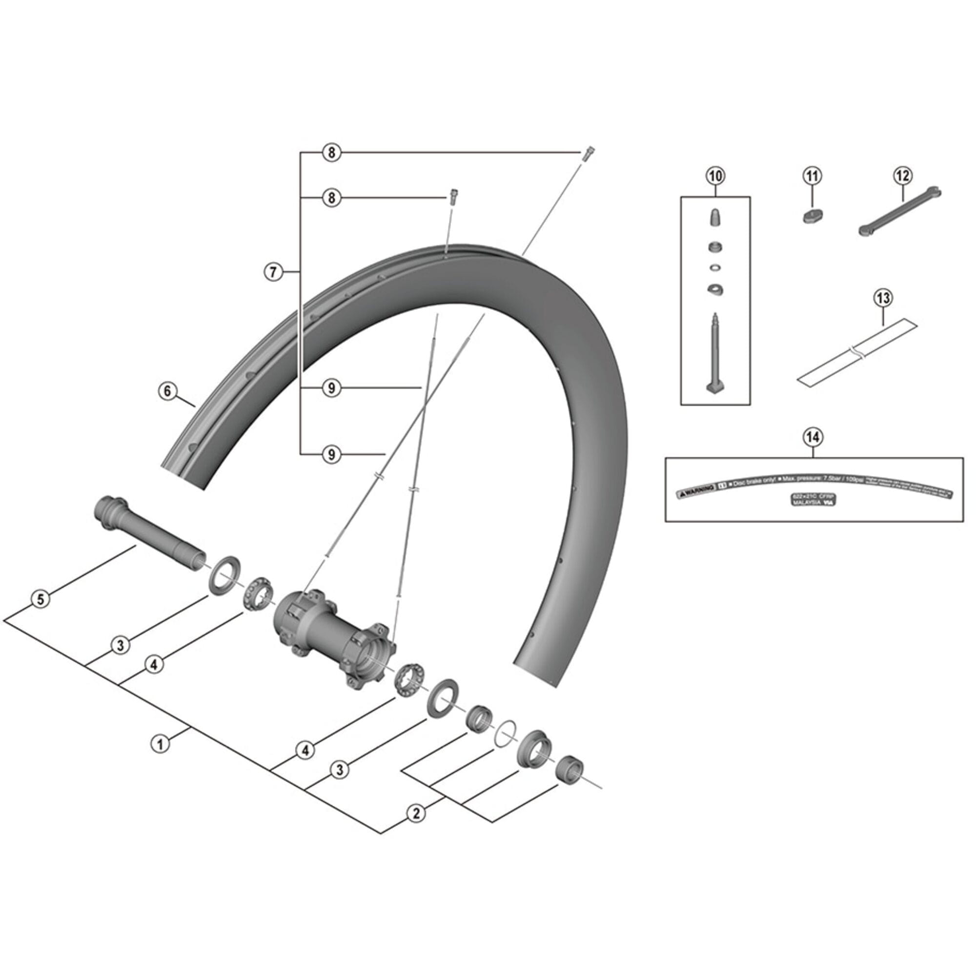 Shimano Spares F spoke, 272 mm