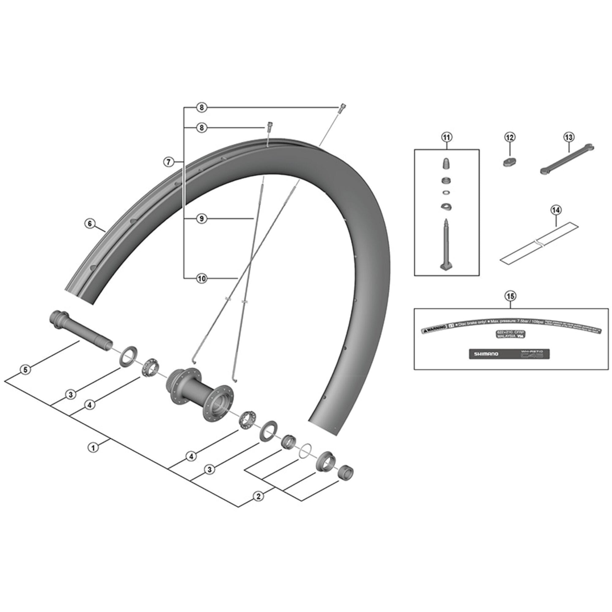 Shimano Spares F ball retainer, 5/32"