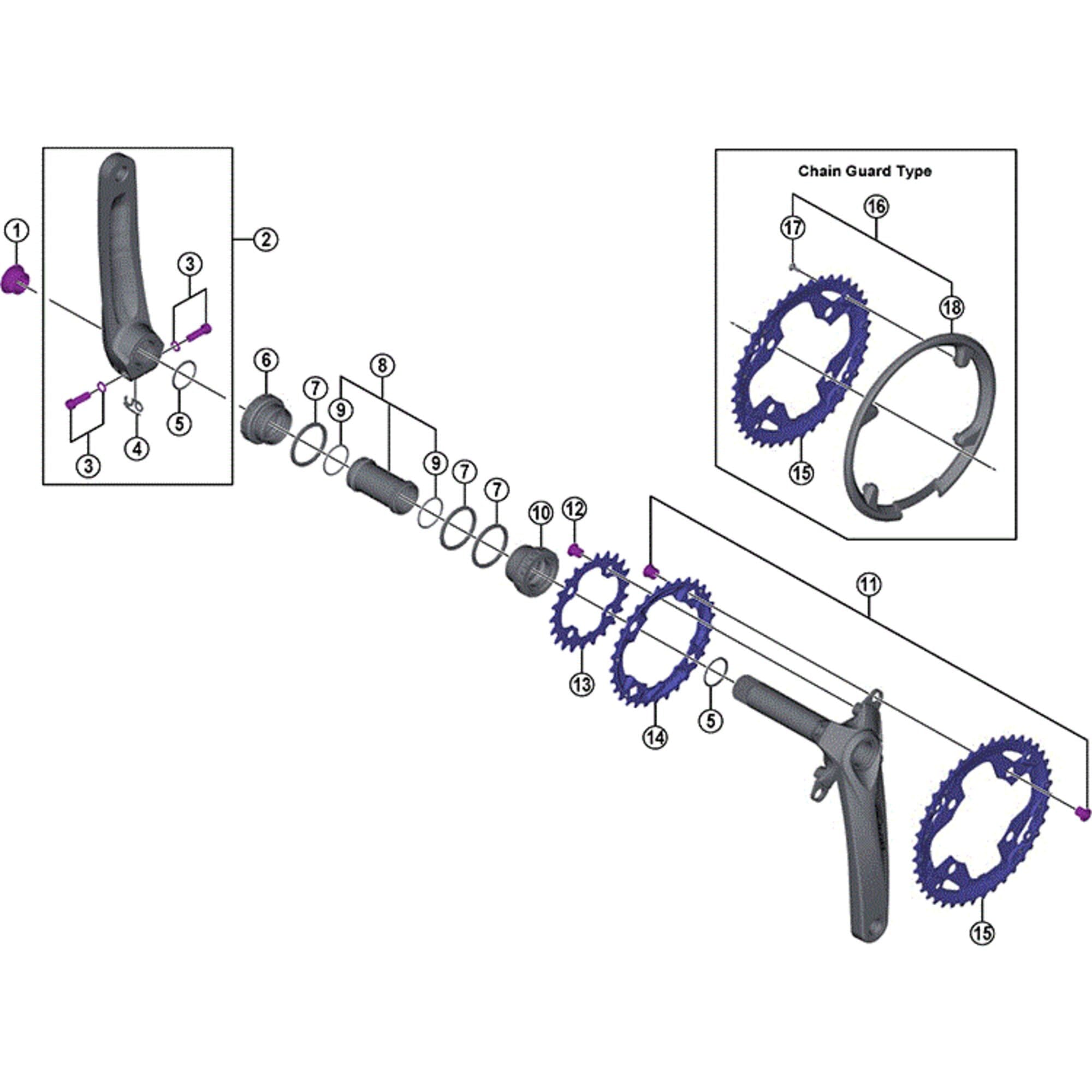 Shimano Spares M610 plate pin