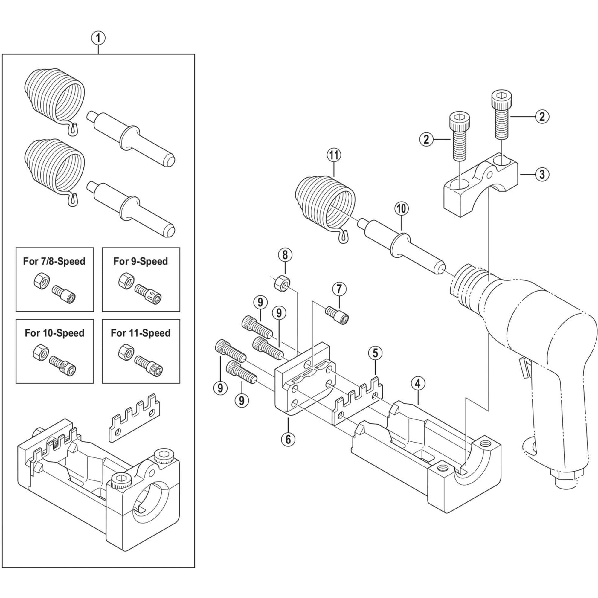 Shimano Workshop Rivet pin for 9 | Power2Cyclespeed TL | Power2CycleCN26, single