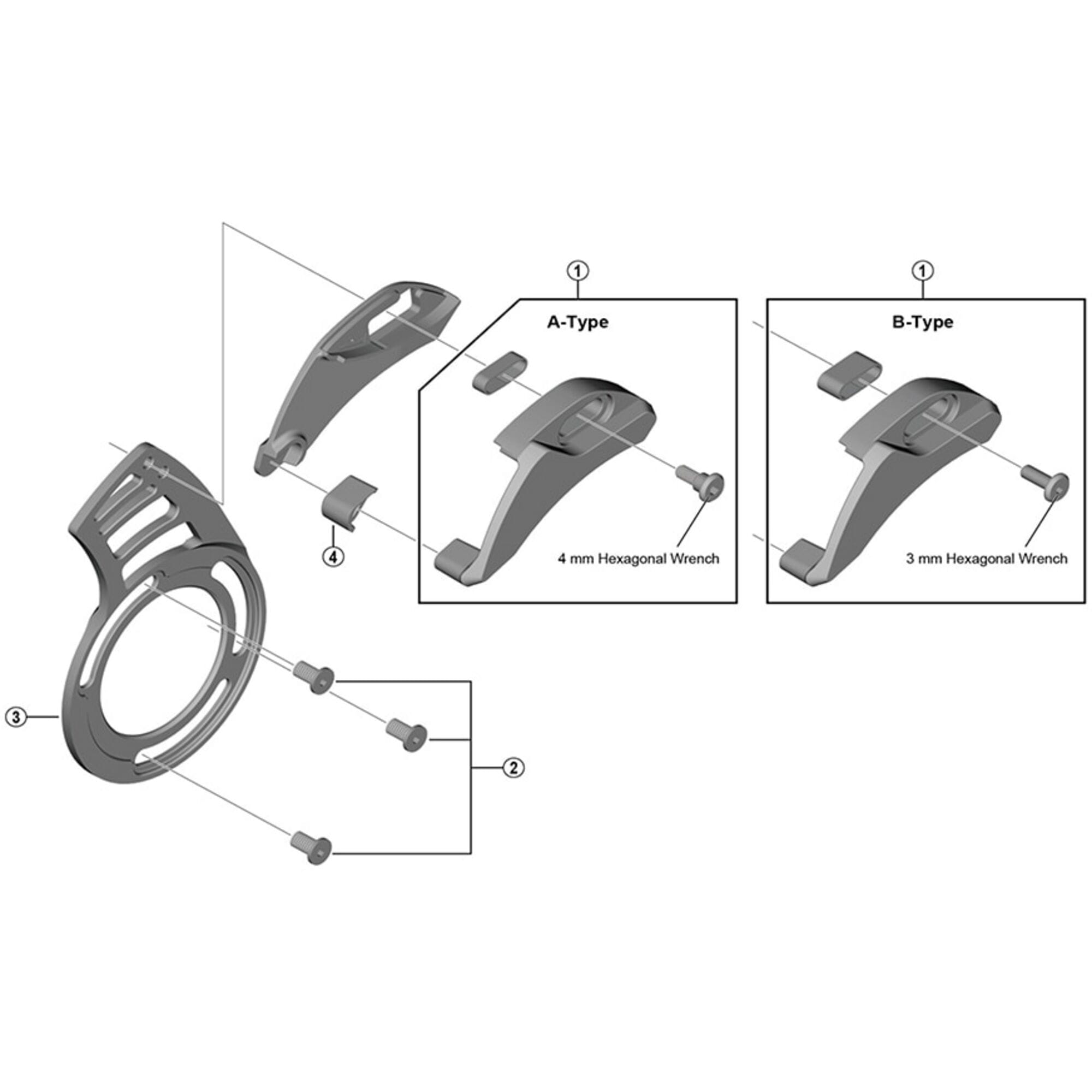 Shimano Spares CDE80 back plate 36T
