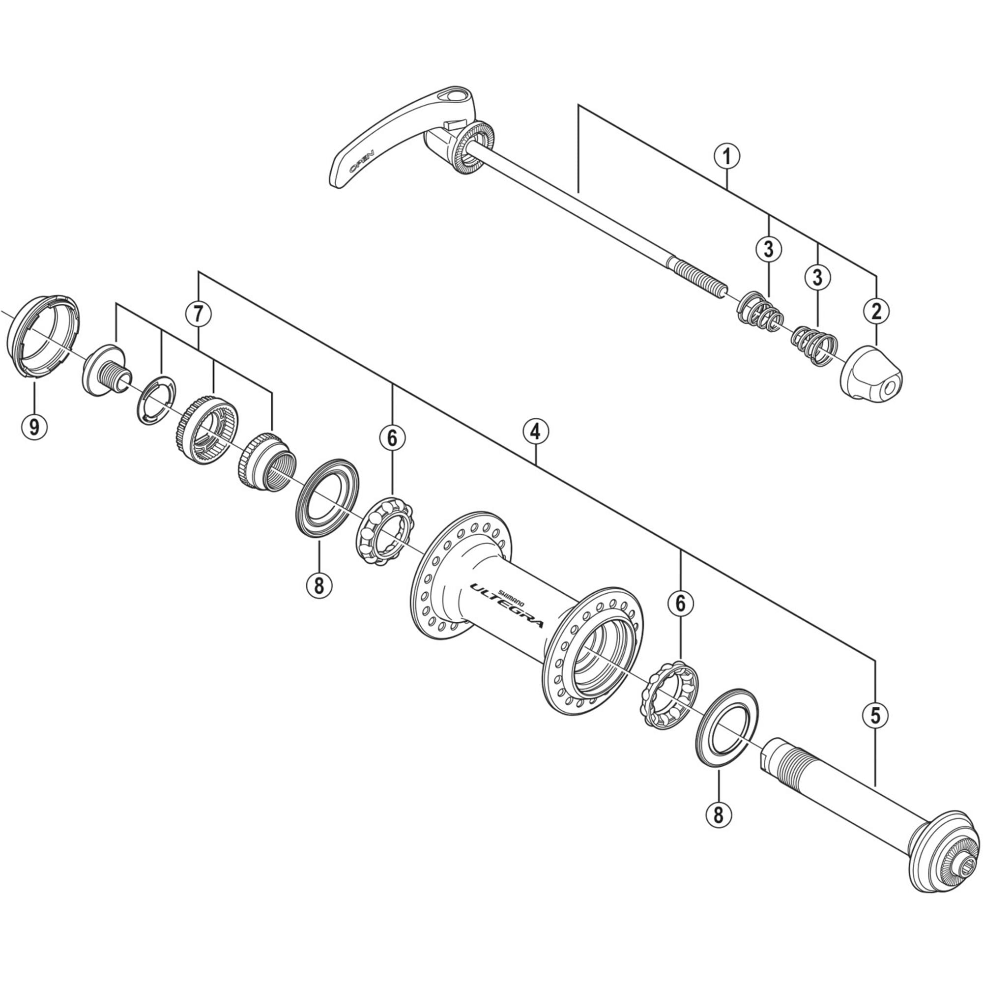 Shimano Spares 6800 left hand dust cover
