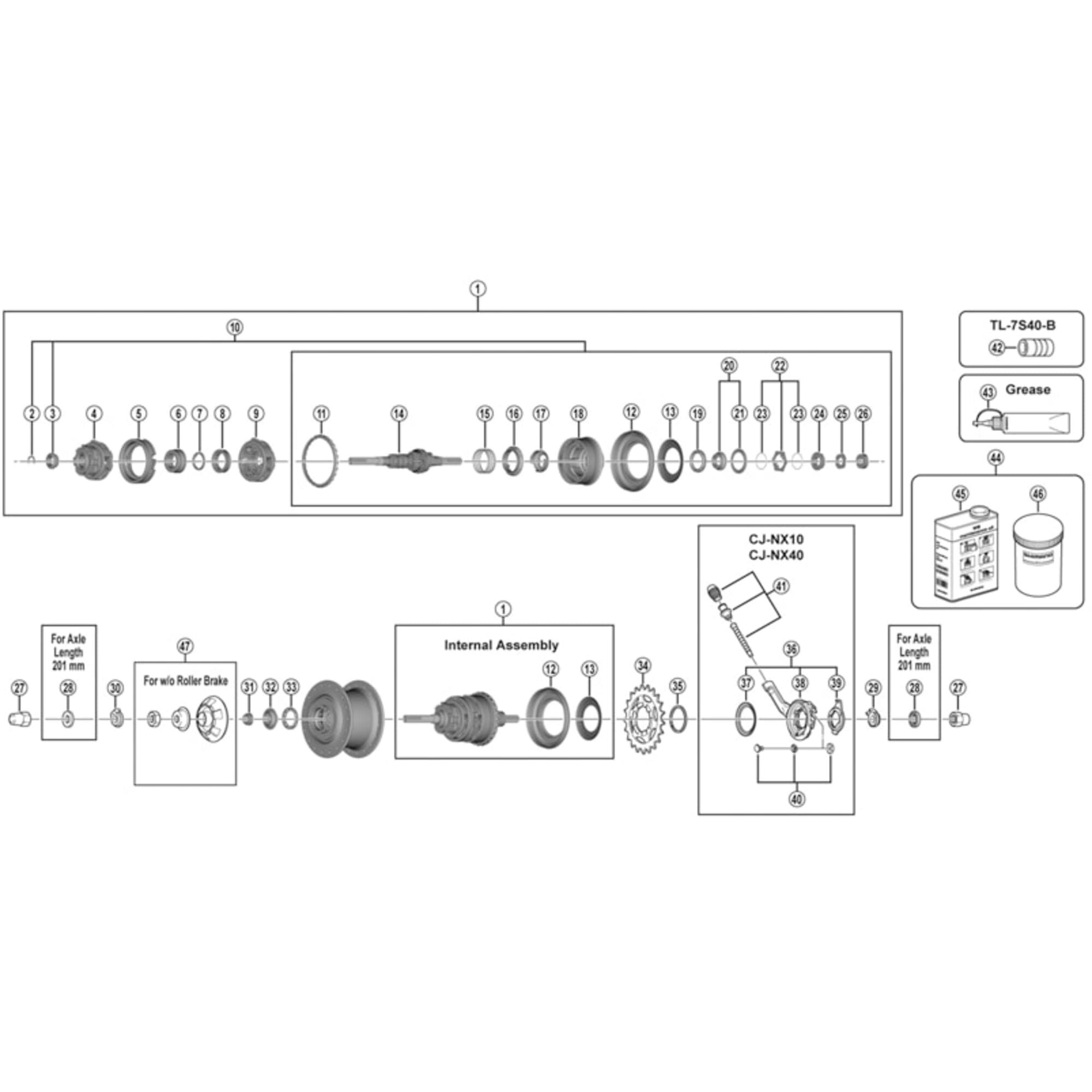 Shimano Spares 7R42 carrier guide 2