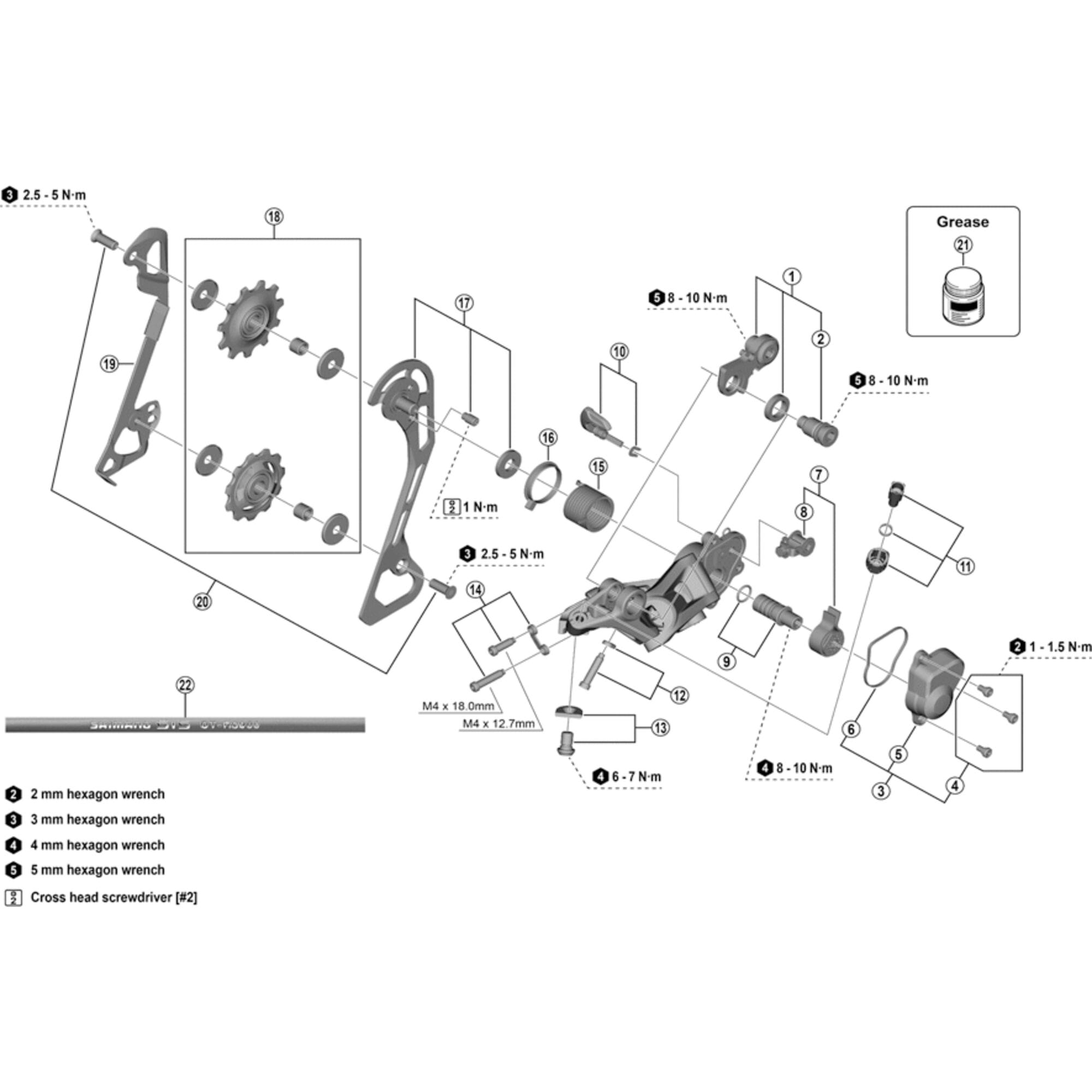 Shimano Spares RX810 P | Power2Cyclecover unit
