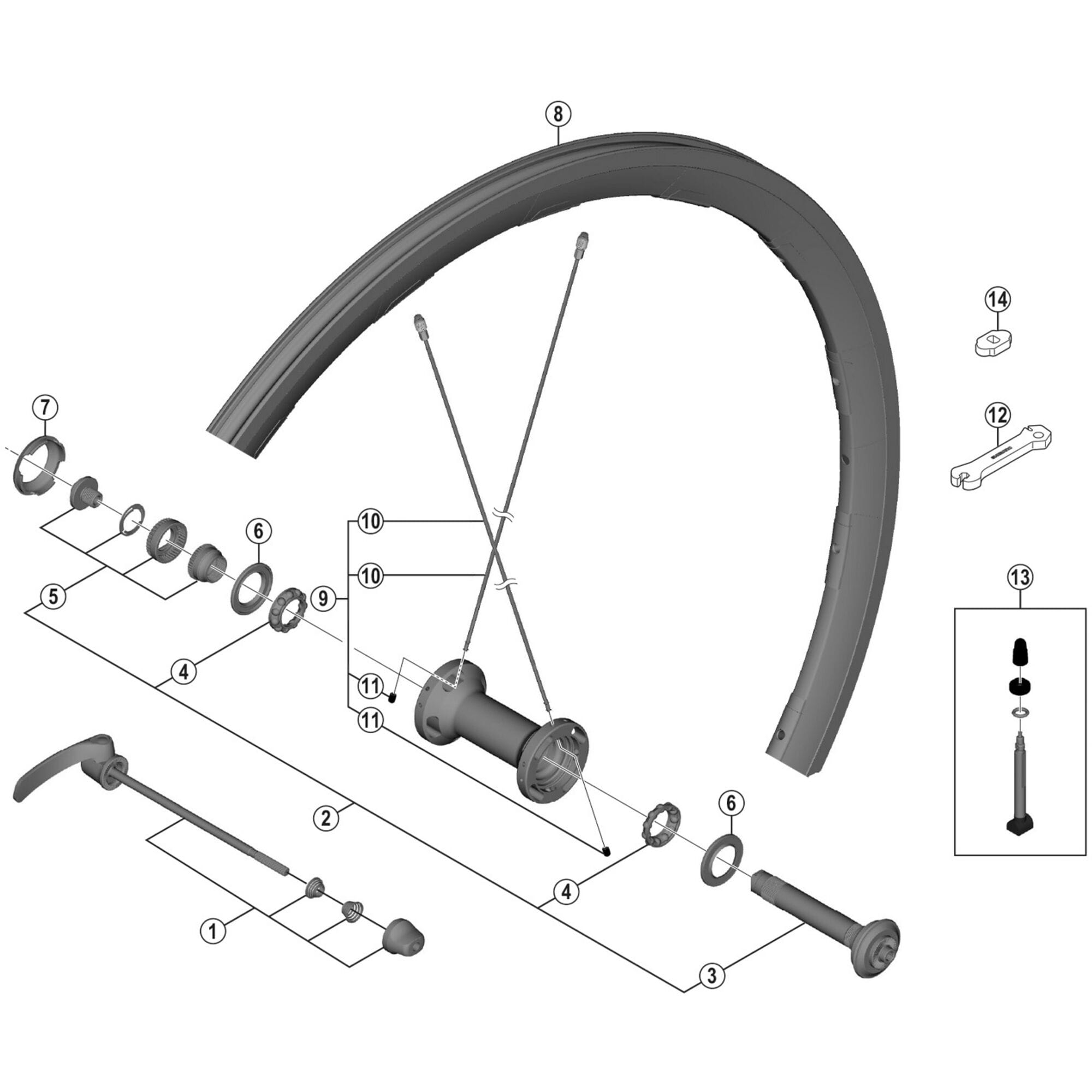 Shimano Spares F valve unit