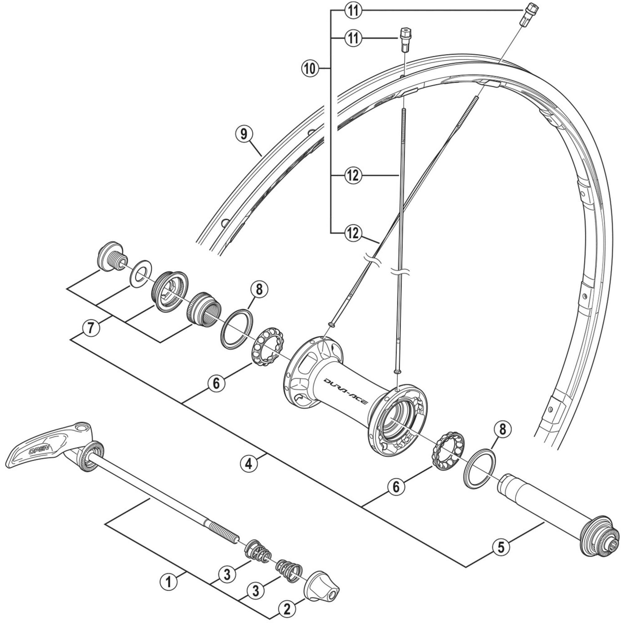 Shimano Spares F spoke, 283 mm