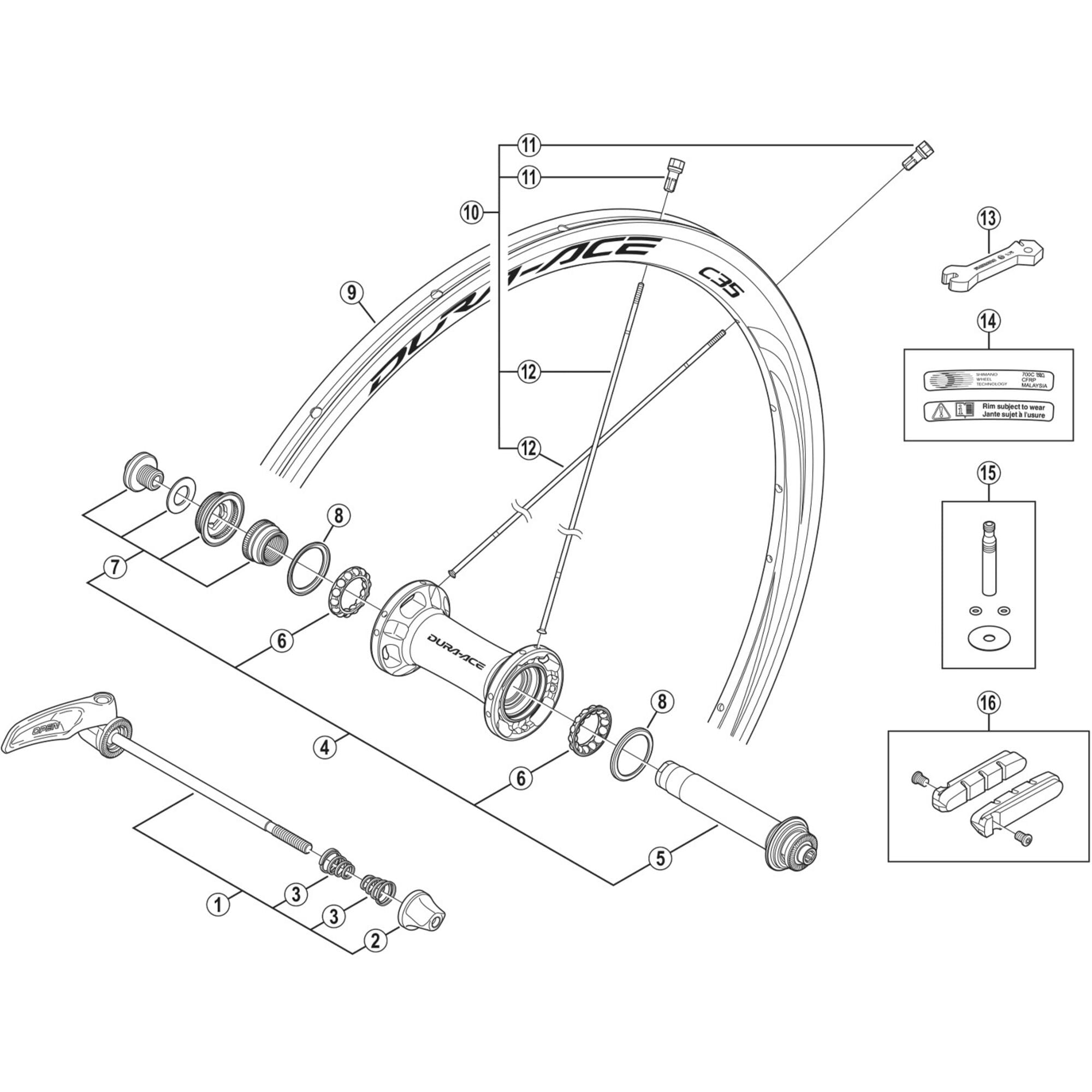 Shimano Spares F spoke, 275 mm