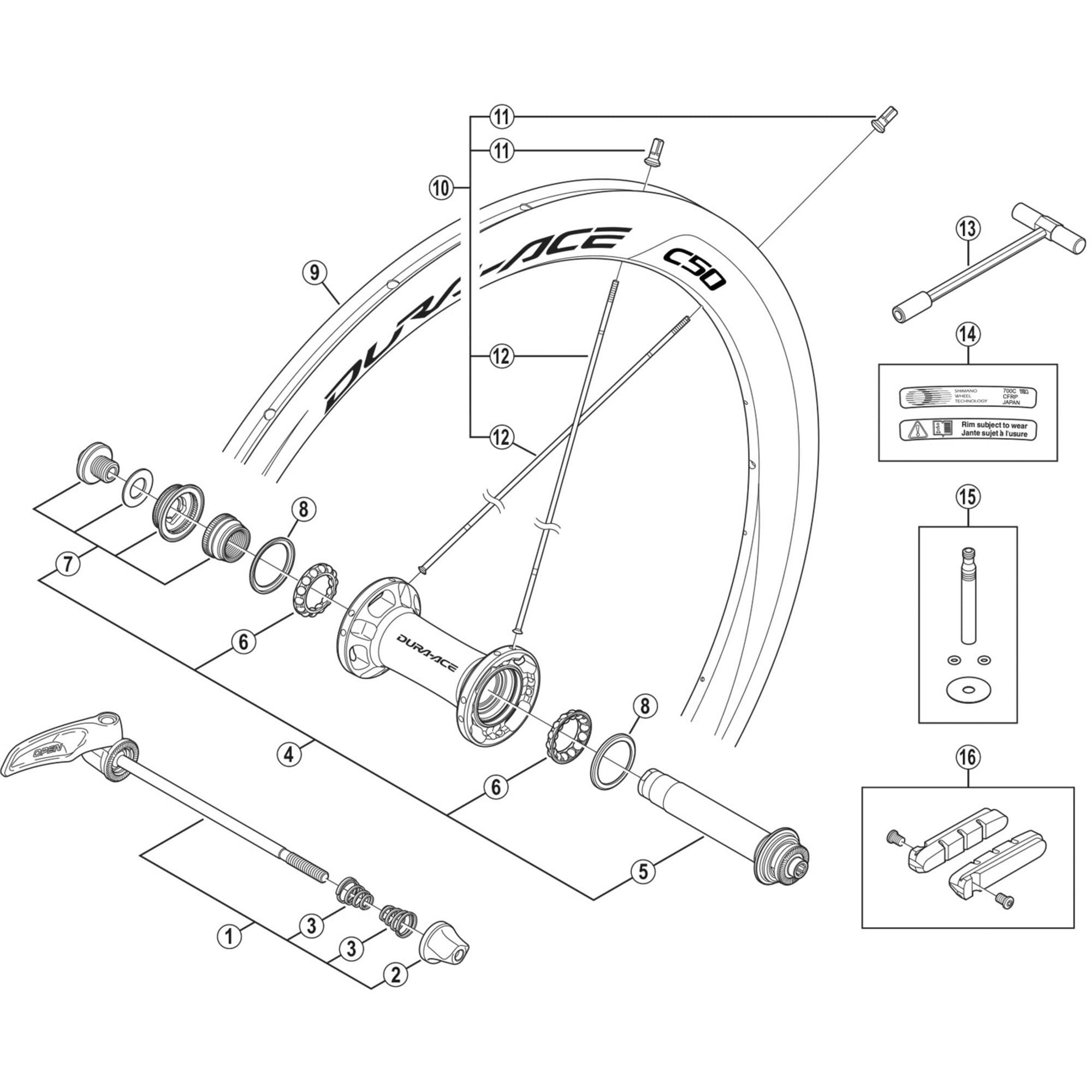 Shimano Spares F spoke, 266.5 mm