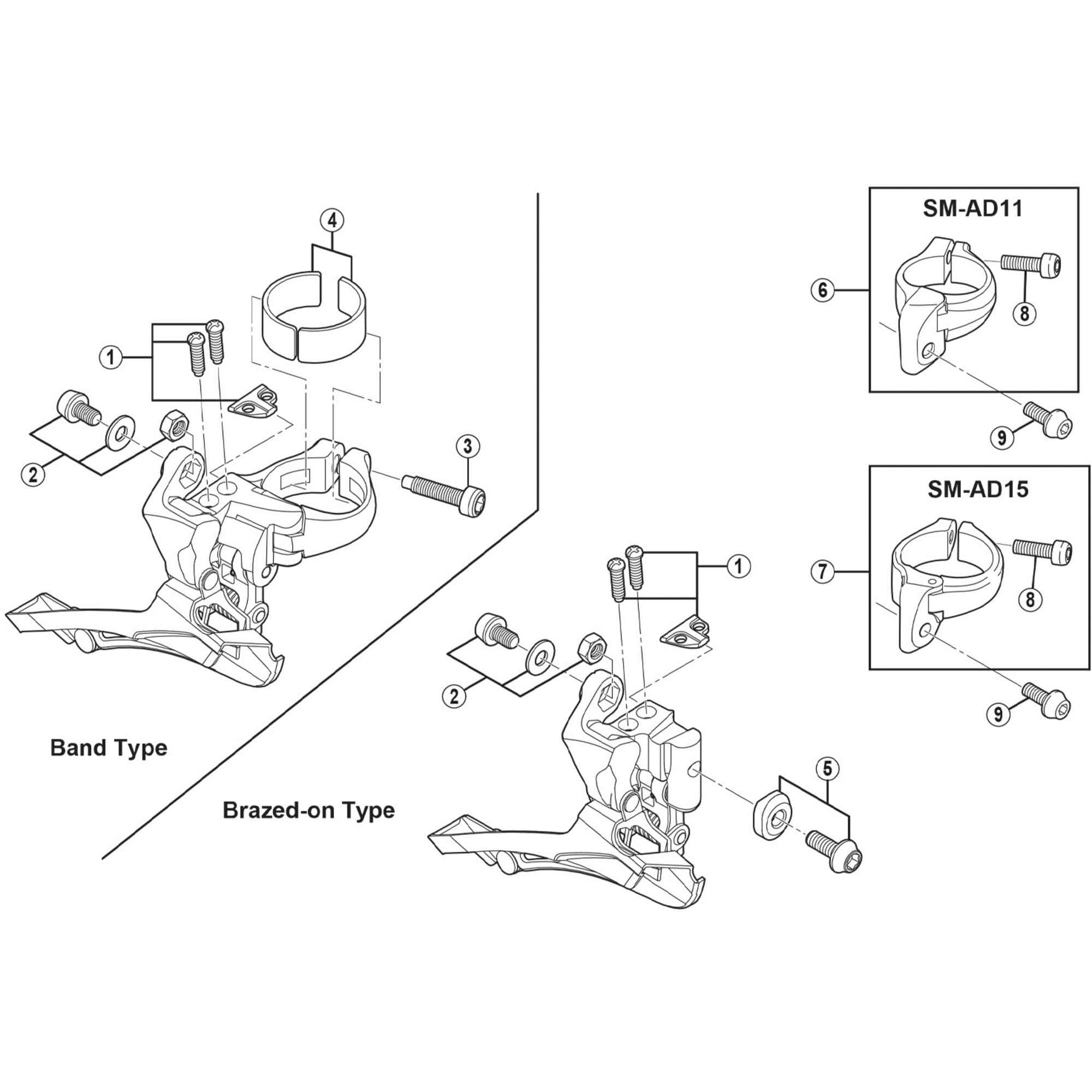 Shimano Spares 3500 cable fixing bolt unit