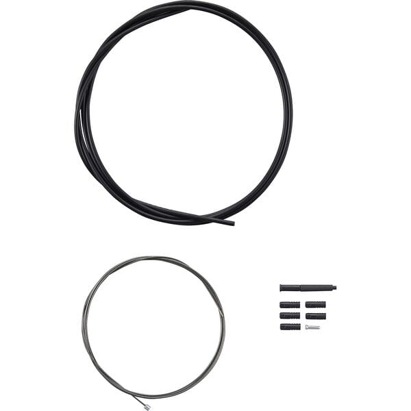 Shimano MTB gear cable set for rear only, stainless steel inner, black