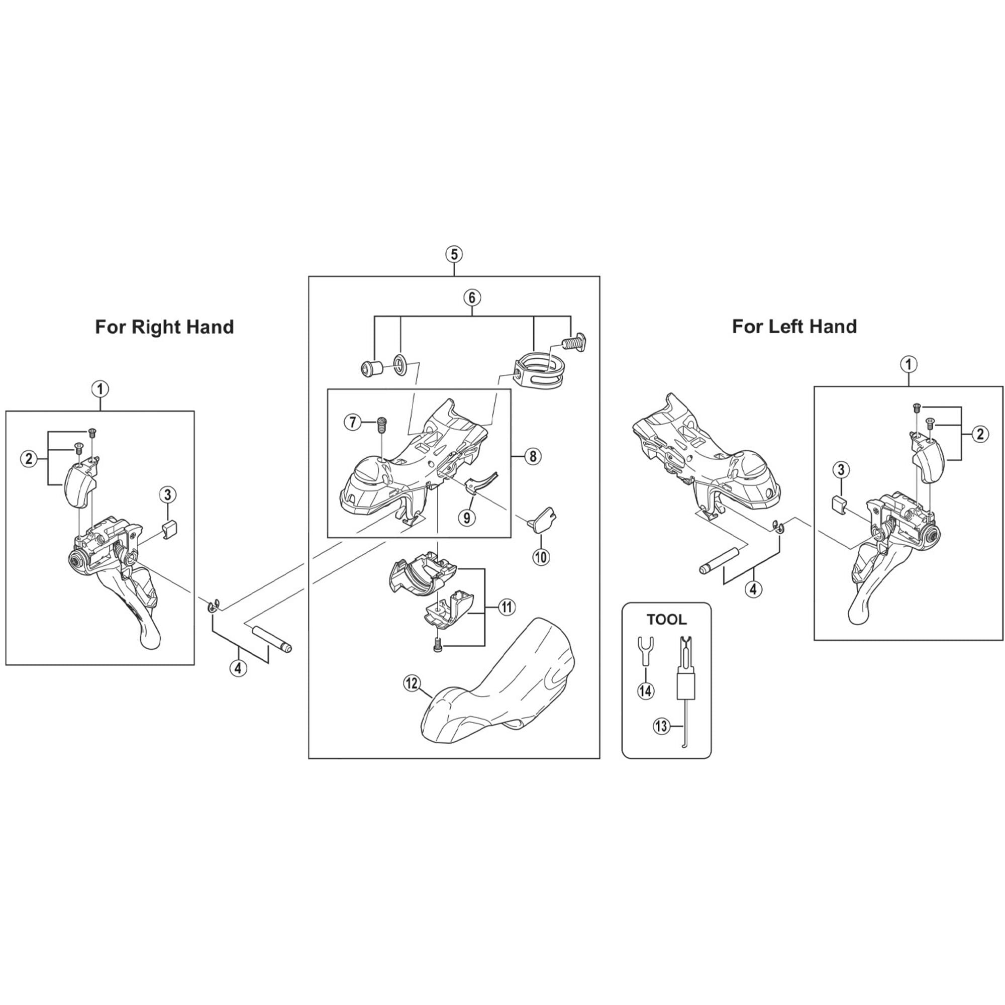 Shimano Spares 9000 left hand name plate A and screw