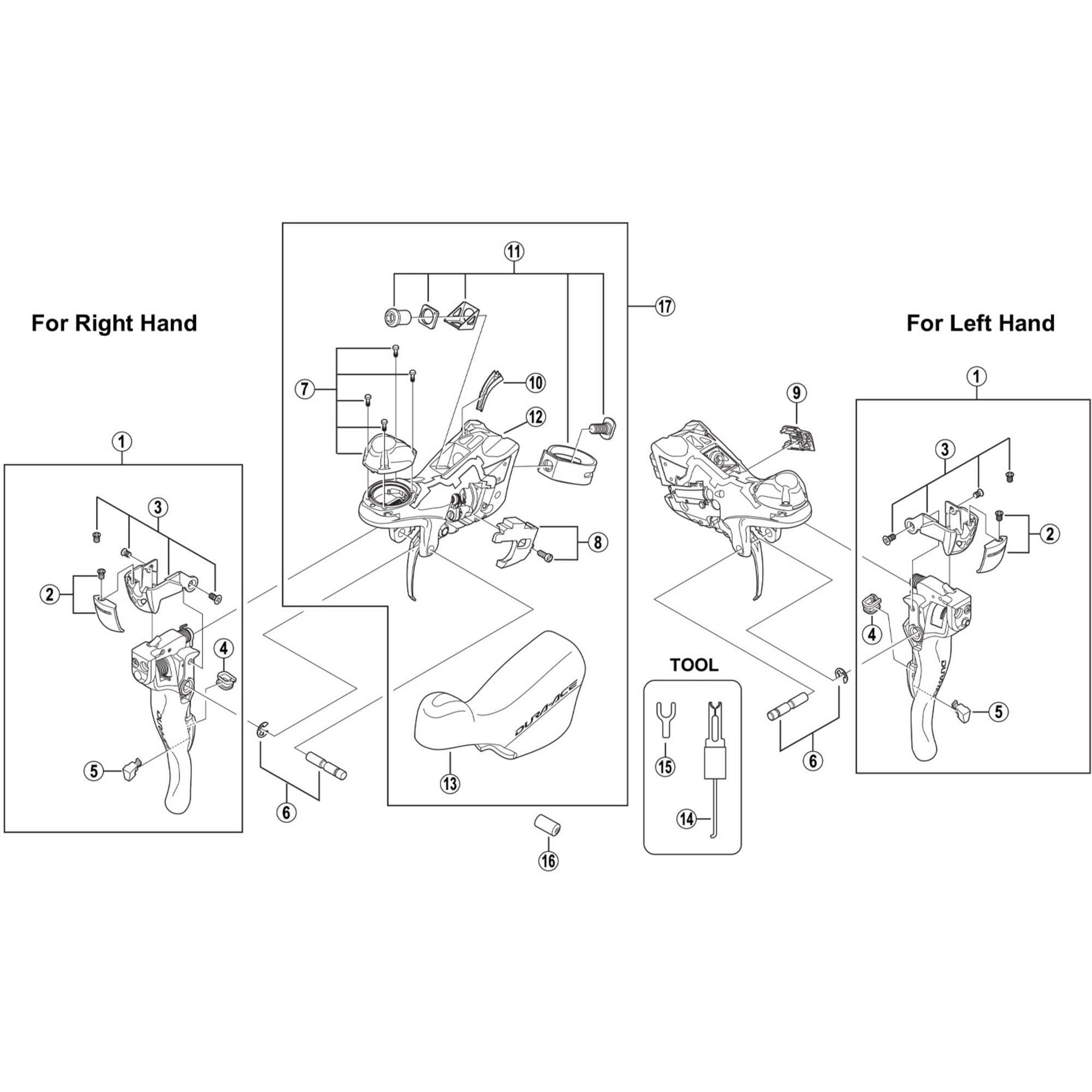 Shimano Spares 7900 titanium clamp band 23.8 to 24.2 mm