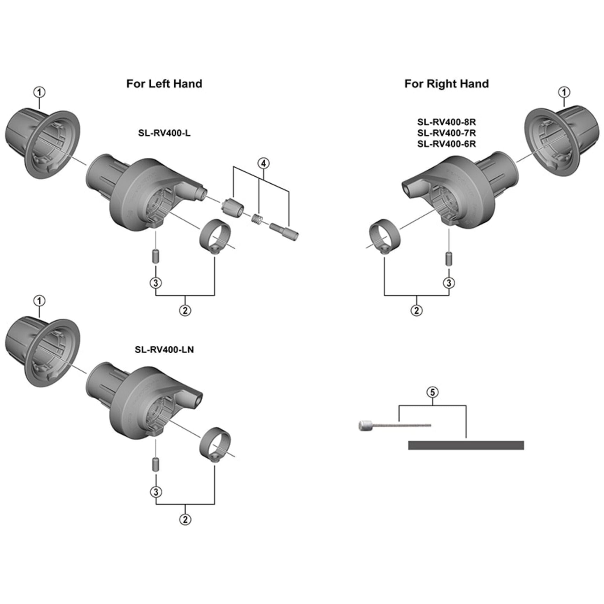 Shimano Spares EF65 cable adjusting bolt unit