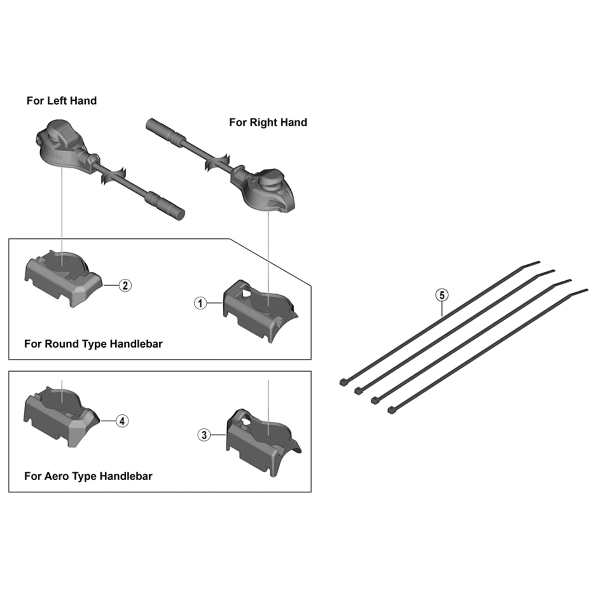 Shimano Spares R9150 adapter B, aero type, left hand