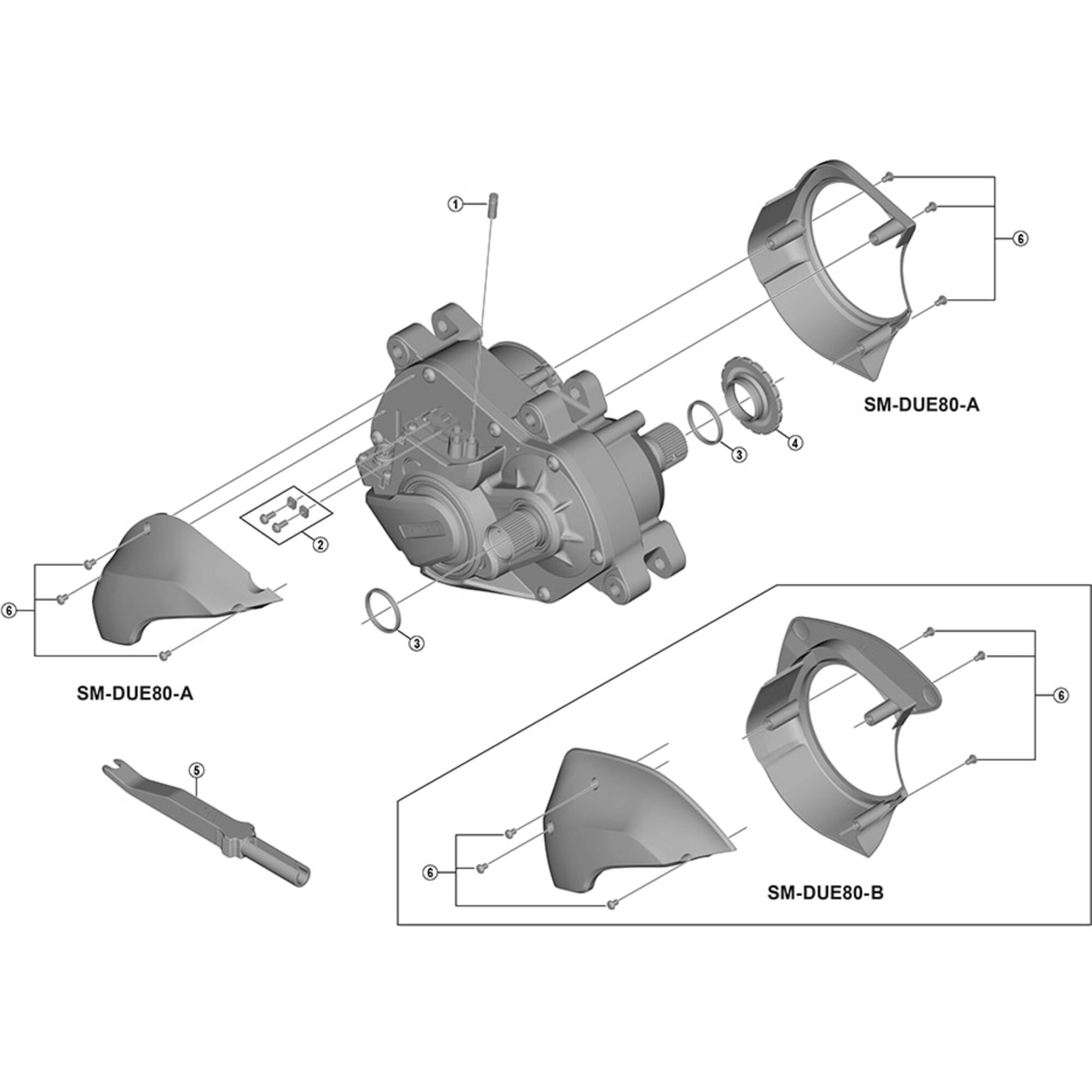 Shimano Spares E8000 spacer spindle