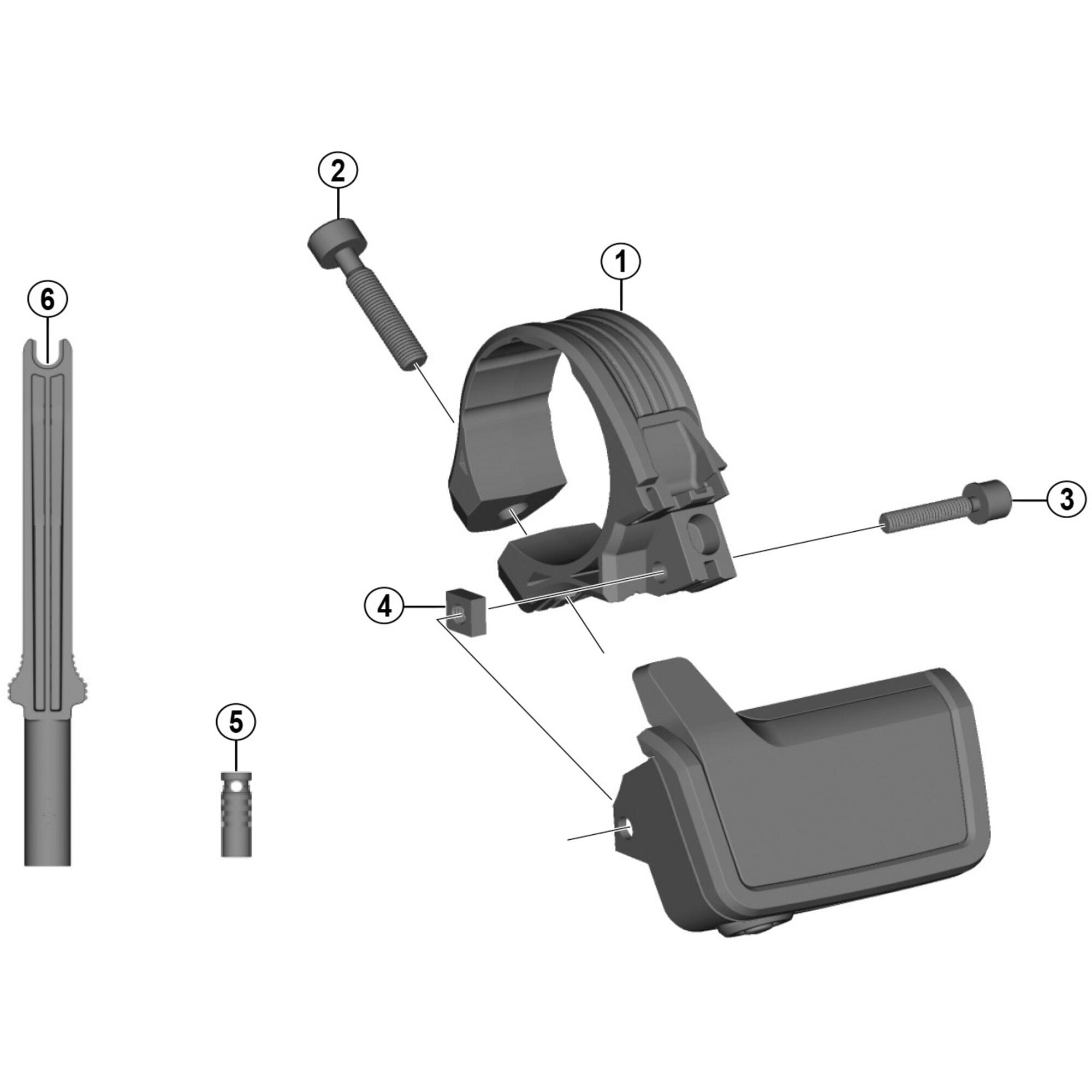 Shimano Spares M9050 Stay A, 31.8 mm