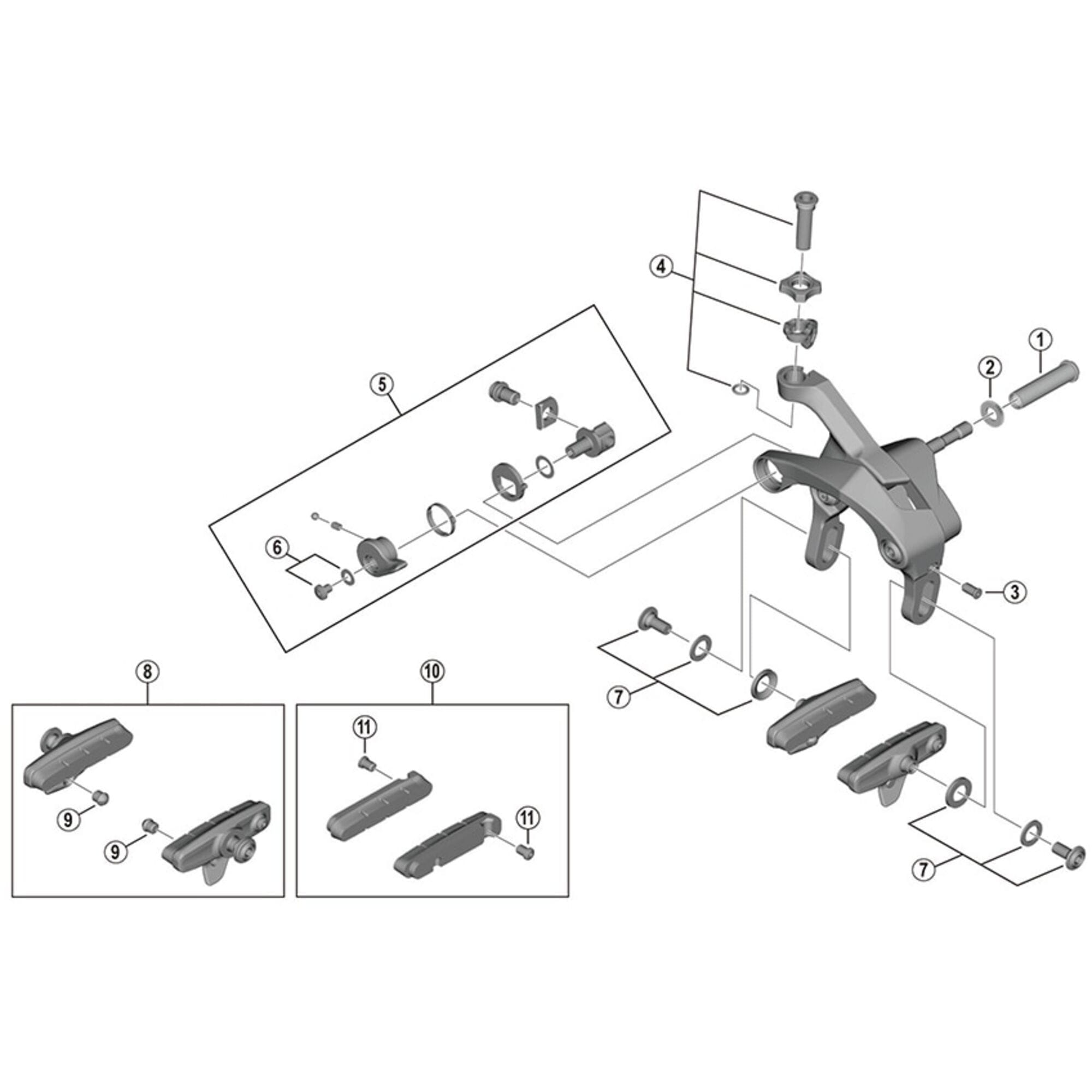 Shimano Spares R9100 quick release assembly