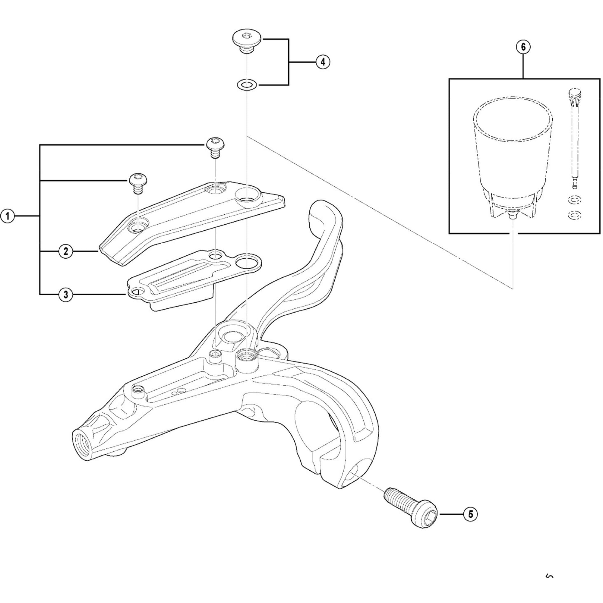 Shimano Spares M445 bleed screw and seal
