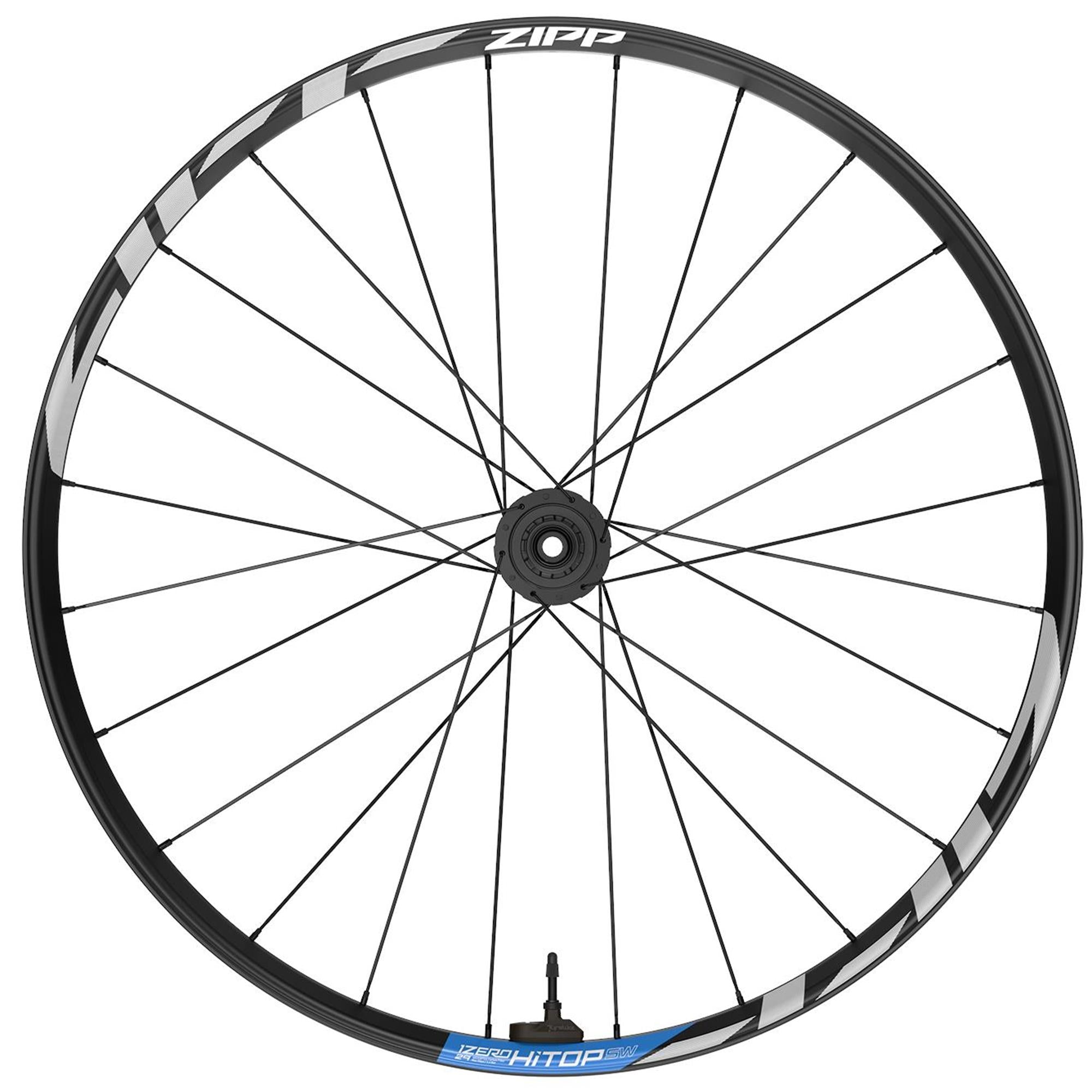 Zipp Wheel | Power2Cycle 1Zero Hitop Sw Tubeless Disc Brake Center Lock 29 Rear 24Spokes XD Boost Sid Blue Graphic A1 (Tyrewiz 2.0 Included) | Power2Cycle | Power2Cycle12X148MM