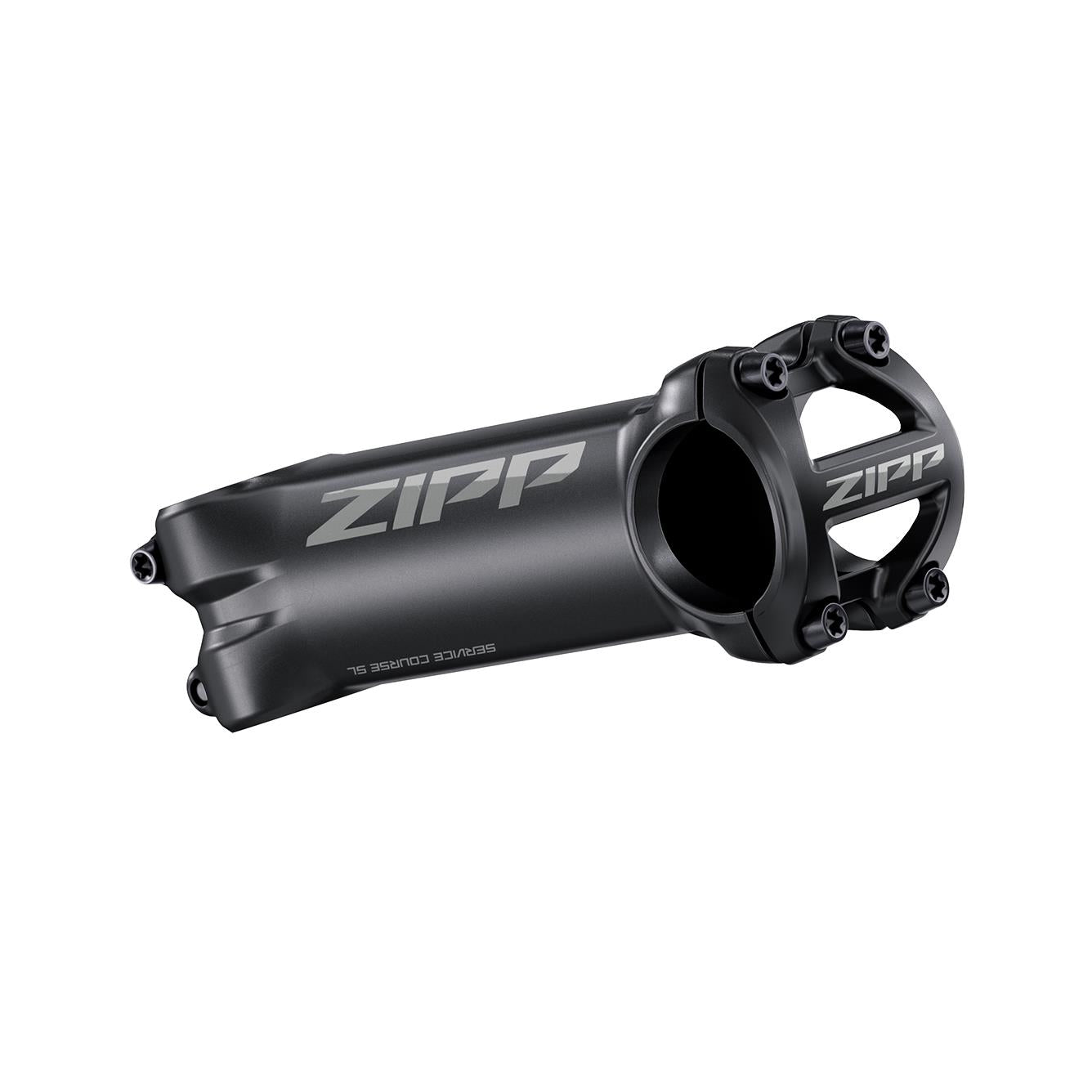 Zipp Stem Service Course SL 6° Universal Faceplate B2 | Power2Cycle MATTE BLACK W/ GLOSS LOGOS