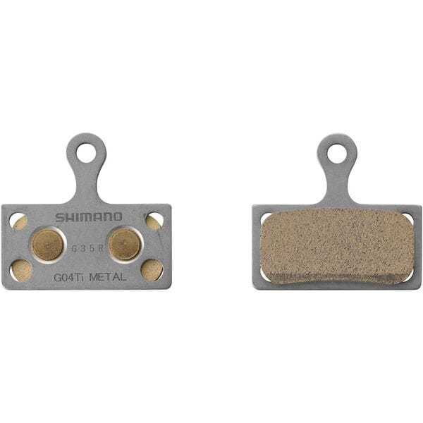 Shimano MX disc pads and spring, metal sintered pad, titanium back