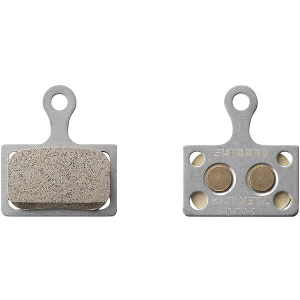 Shimano MX disc pads and spring, metal sintered, titanium back